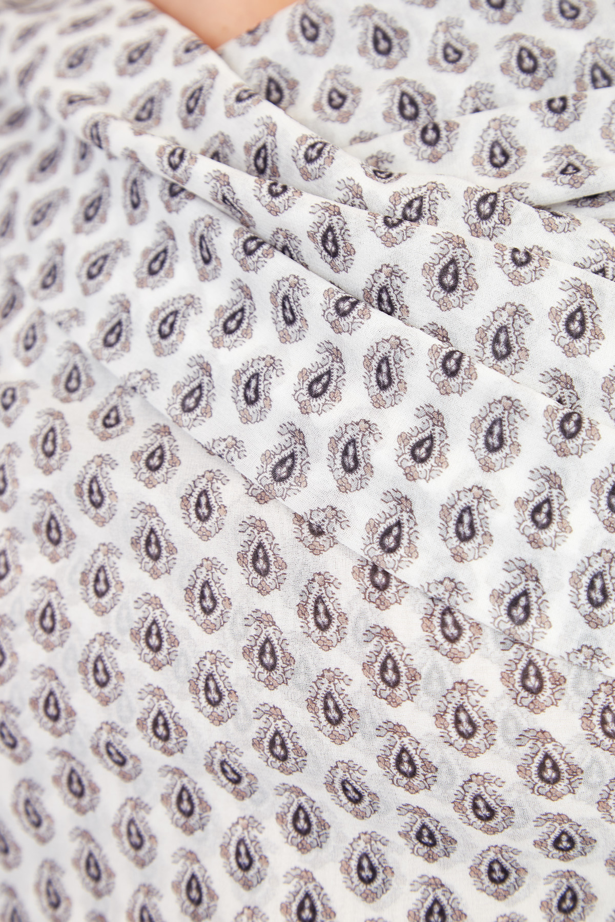 Блузка из шелка с открытым декольте и кроем с запахом спереди ETRO, цвет мульти, размер 42;44 - фото 5