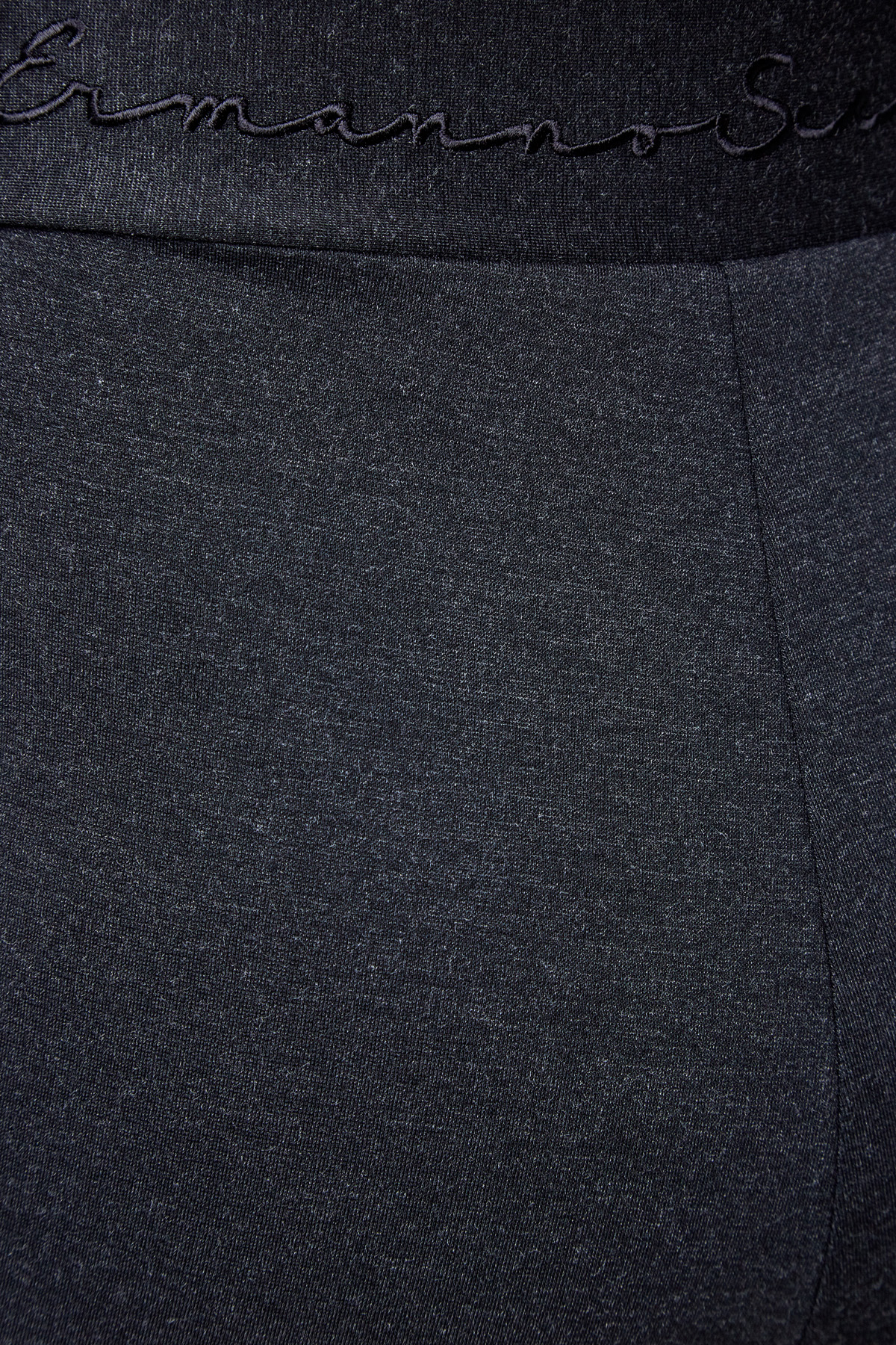 Однотонные леггинсы с вышитой монограммой ERMANNO SCERVINO, цвет черный, размер 38;40;42;46 - фото 5