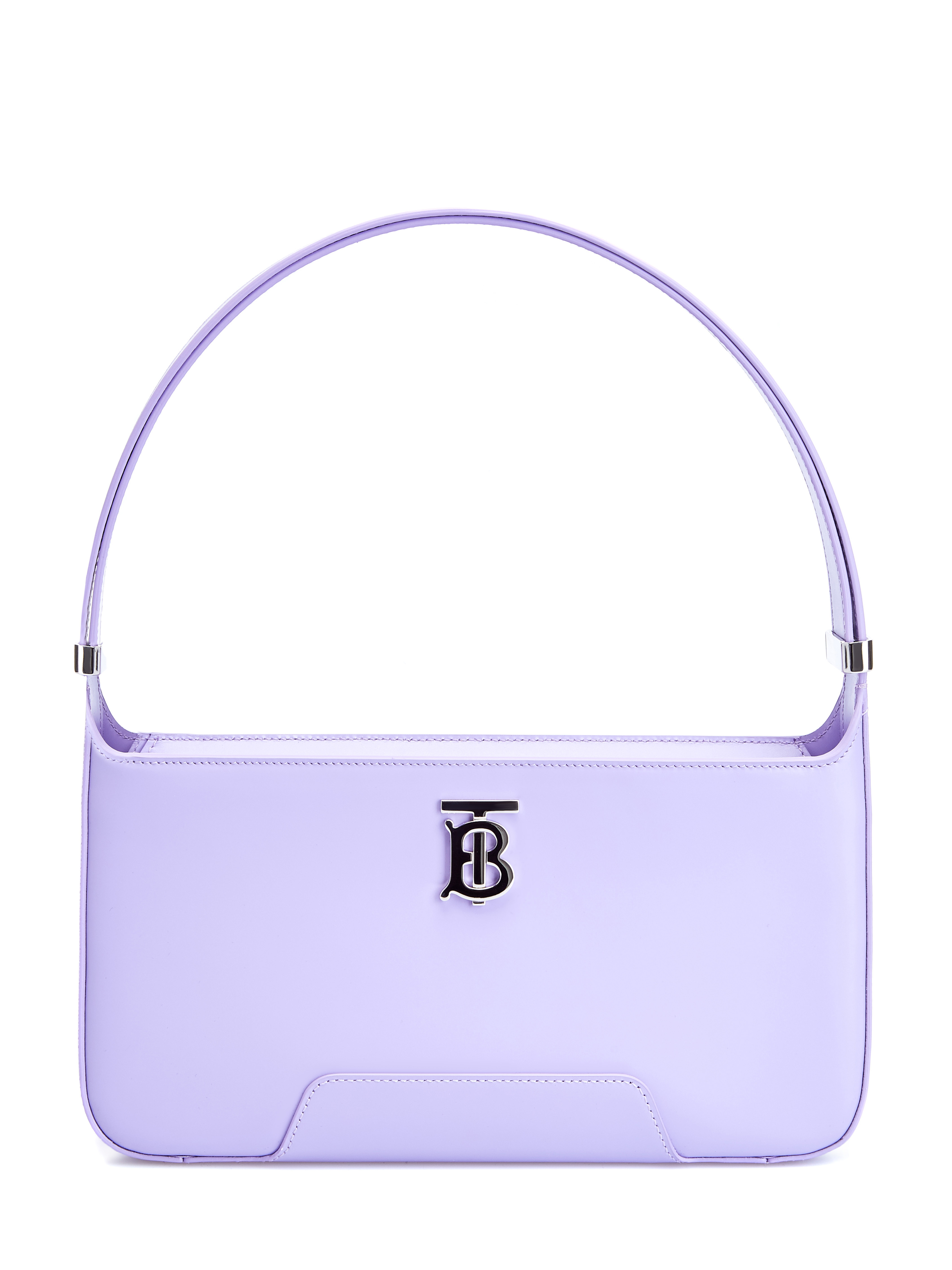 Кожаная сумка TB в пастельном лавандовом оттенке BURBERRY, цвет фиолетовый, размер 40;41;42;43;44;45 - фото 1