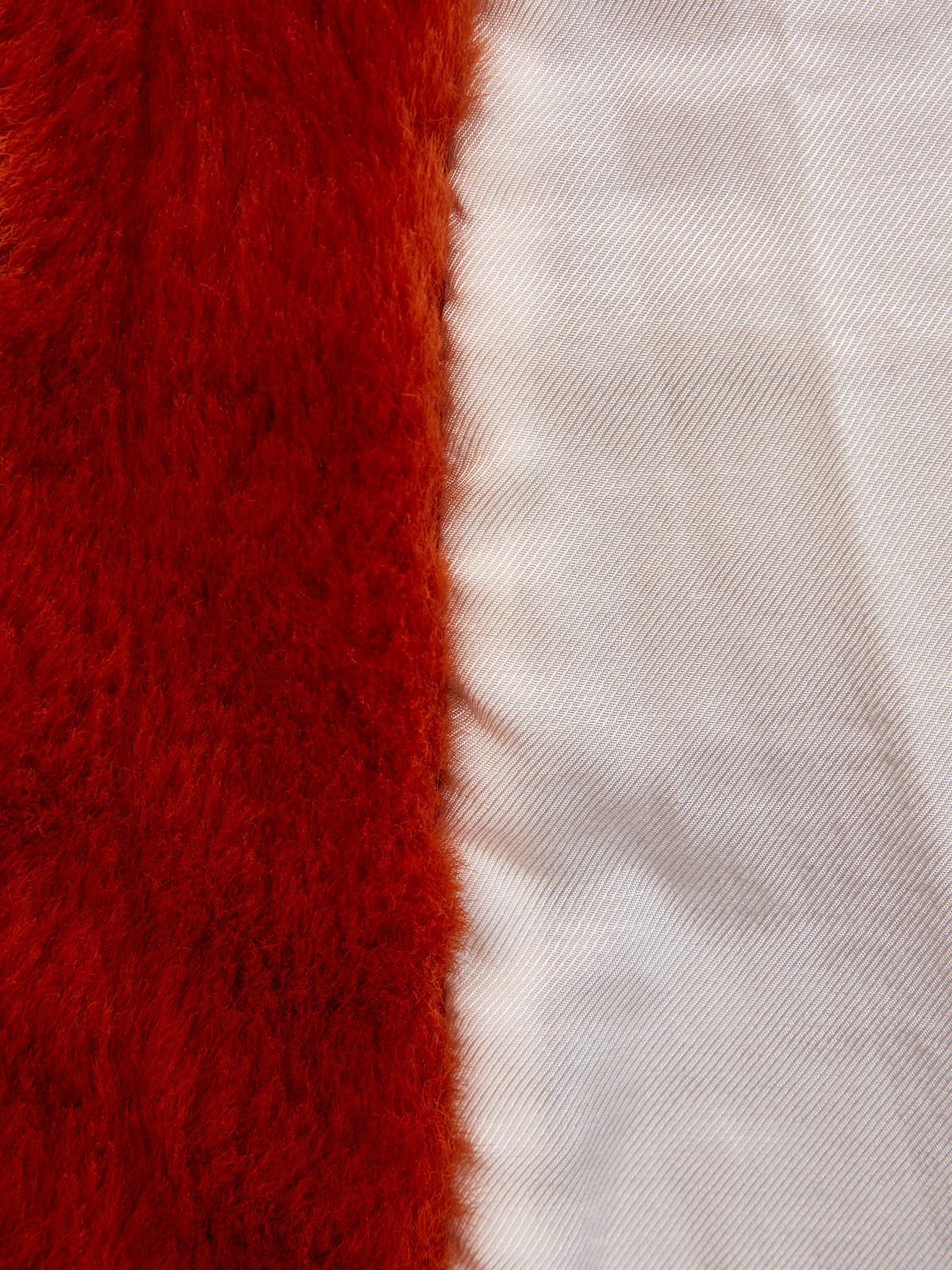 Шуба из экологически чистого меха KOBA® Fur Free Fur STELLA McCARTNEY, цвет мульти, размер 38;40 - фото 7