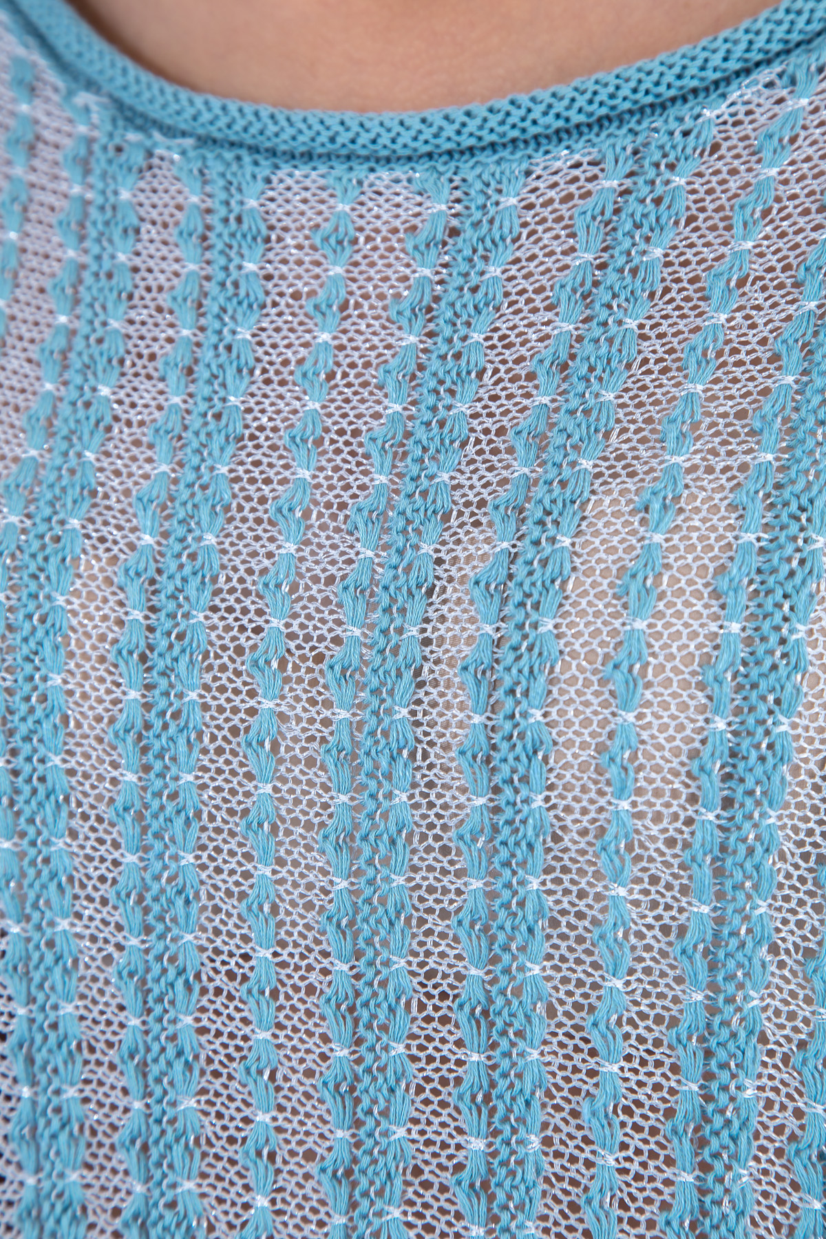 джемпер LORENA ANTONIAZZI, цвет бирюзовый, размер 42 - фото 5