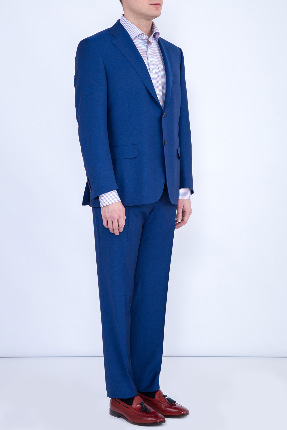 Легкий шерстяной костюм Travel Natural Comfort CANALI, цвет синий, размер 58;58 - фото 3