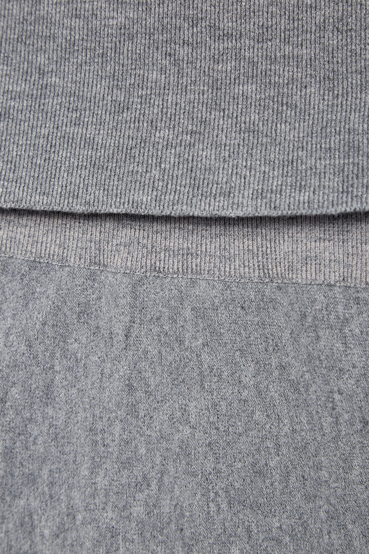 Юбка из гладкой шерстяной пряжи STELLA McCARTNEY, цвет серый, размер 42;40 - фото 5