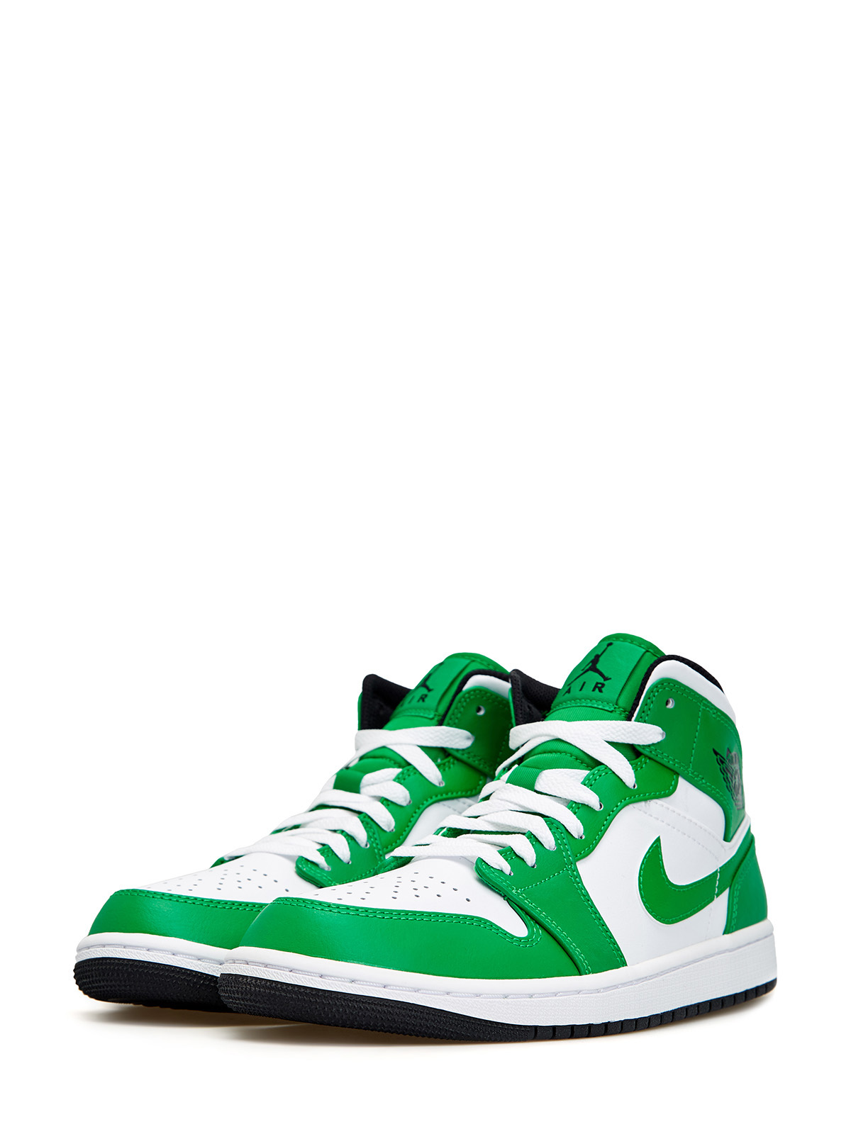 Кроссовки Jordan 1 Mid 'Lucky Green' Jordan, цвет зеленый, размер 46;40 - фото 2