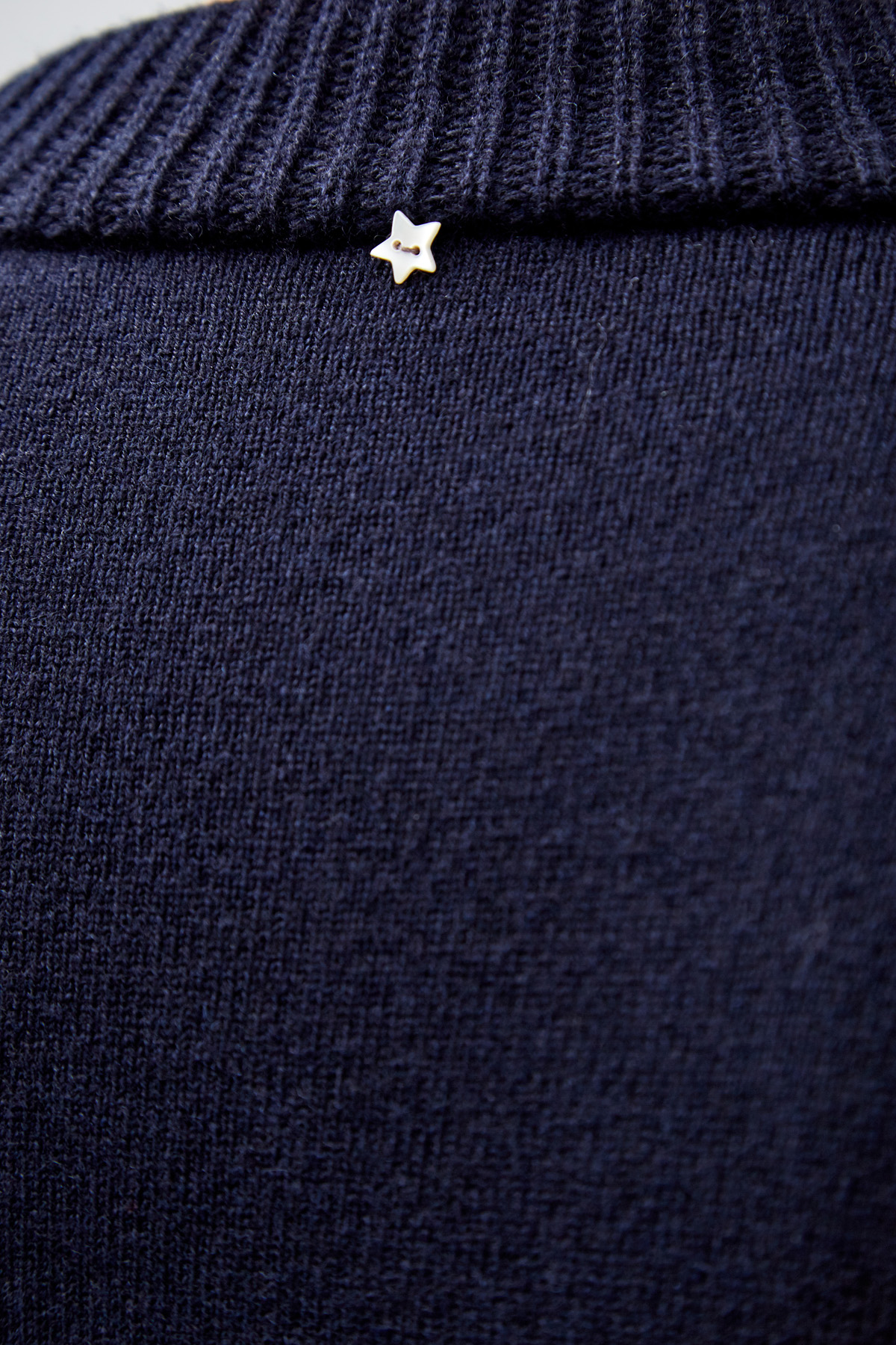 Платье-джемпер из кашемировой пряжи LORENA ANTONIAZZI, цвет синий, размер 46 - фото 3