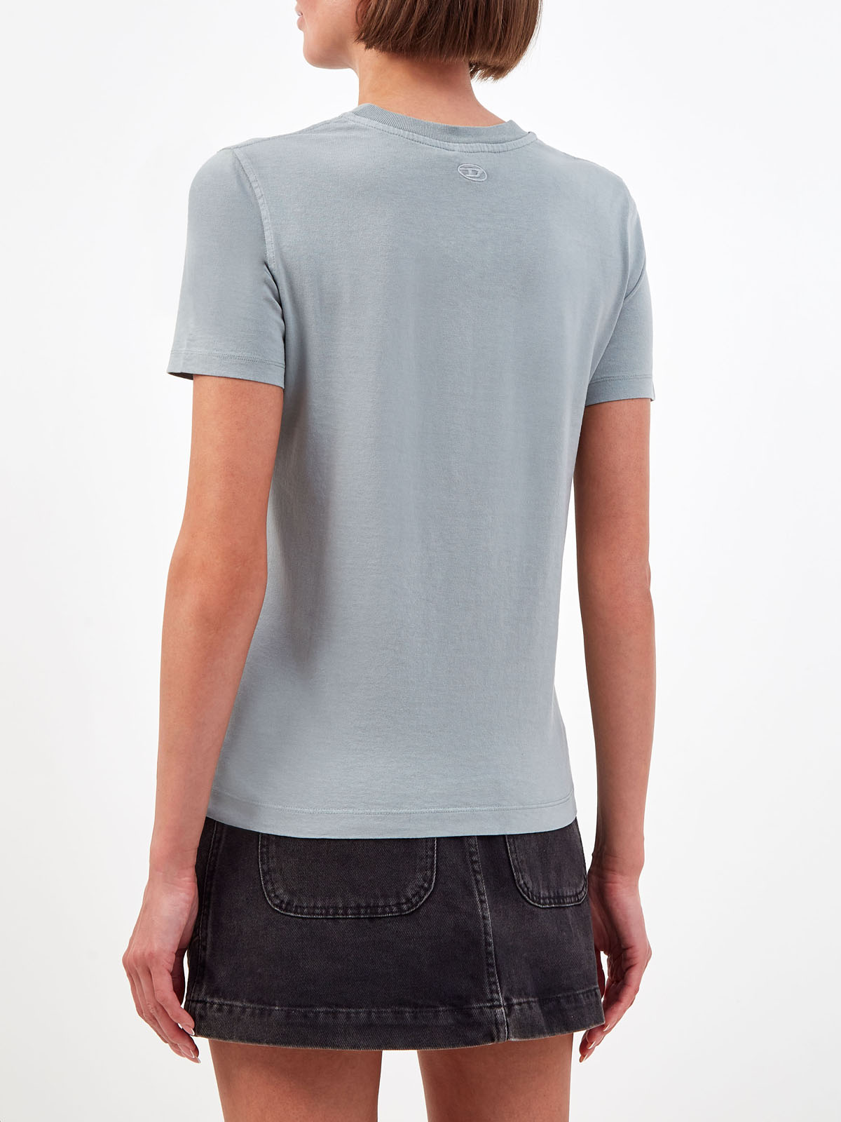Хлопковая футболка T-Reg из джерси с цифровым принтом DIESEL, цвет серый, размер S;M;L;XL - фото 4