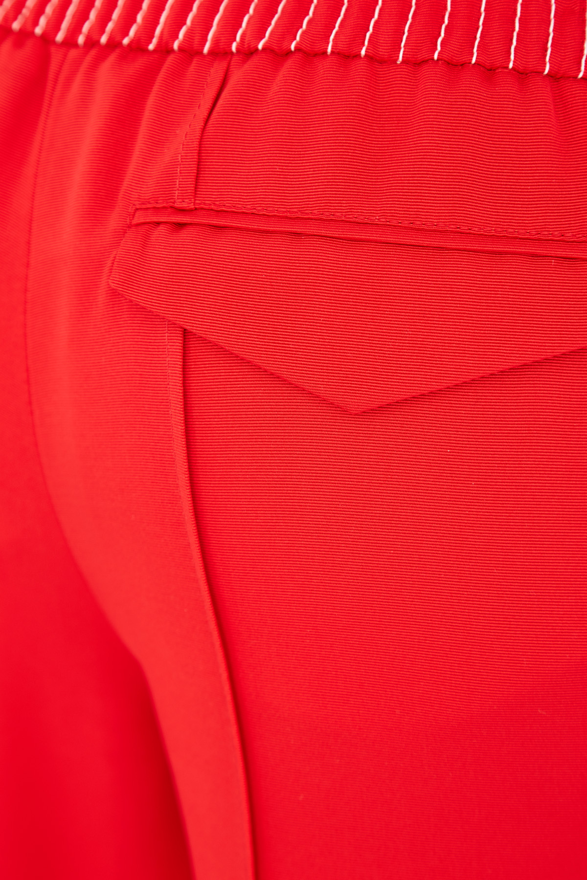 Широкие прямые брюки со стеганым поясом и прошитыми стрелками VALENTINO, цвет красный, размер 38;40;42 - фото 6