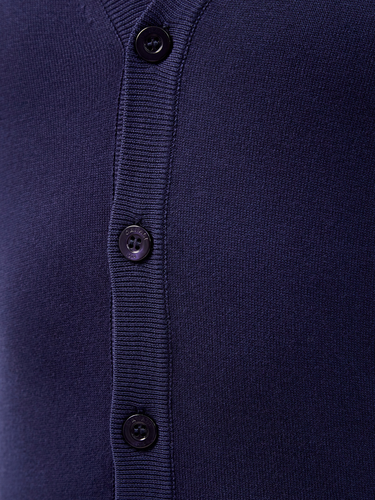 Кардиган из тонкой хлопковой пряжи с застежкой на пуговицы CANALI, цвет синий, размер 50;52;54;56;48 - фото 5
