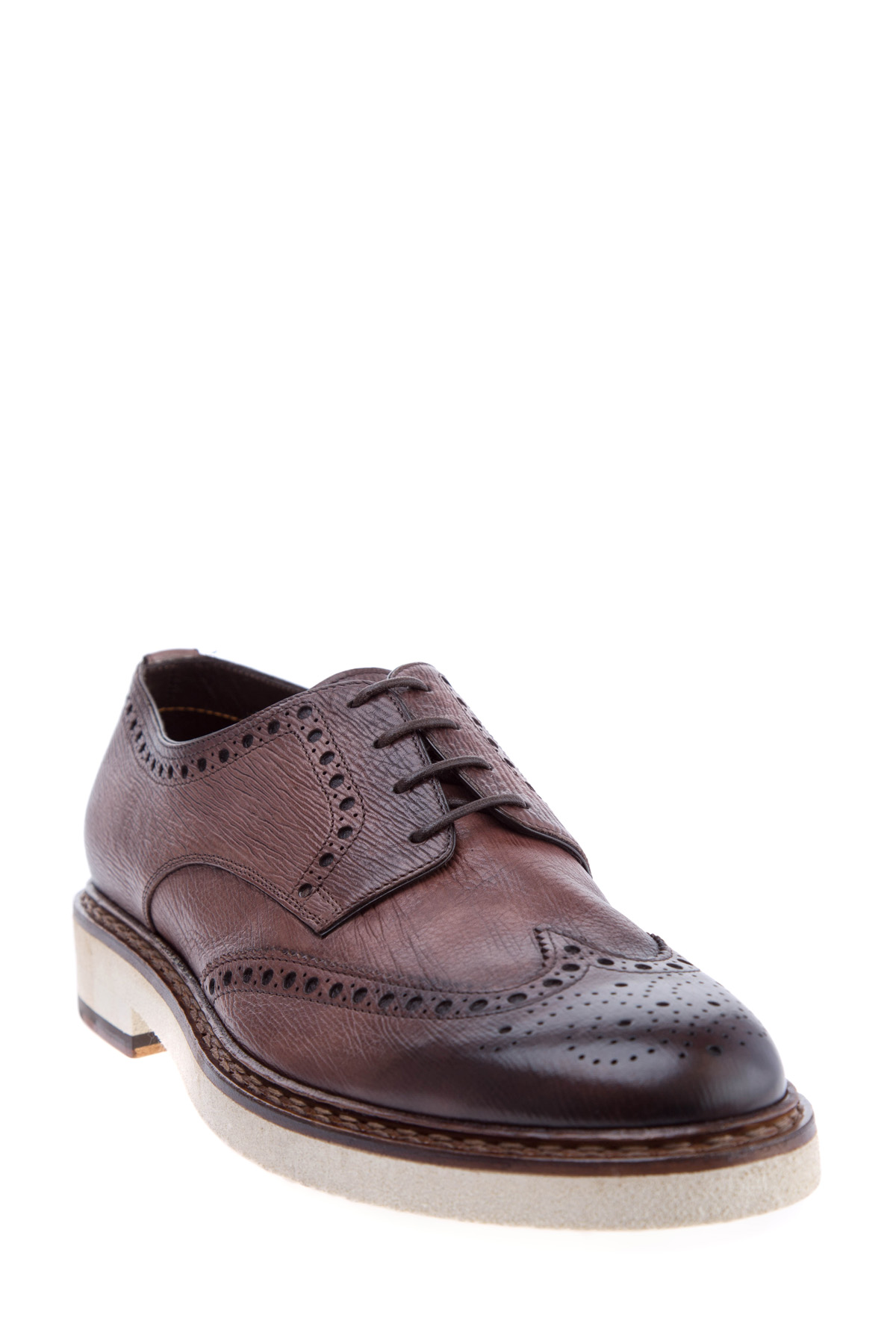 ботинки SANTONI, цвет коричневый, размер 39.5;40;41.5;42;42.5;43;43.5 - фото 3