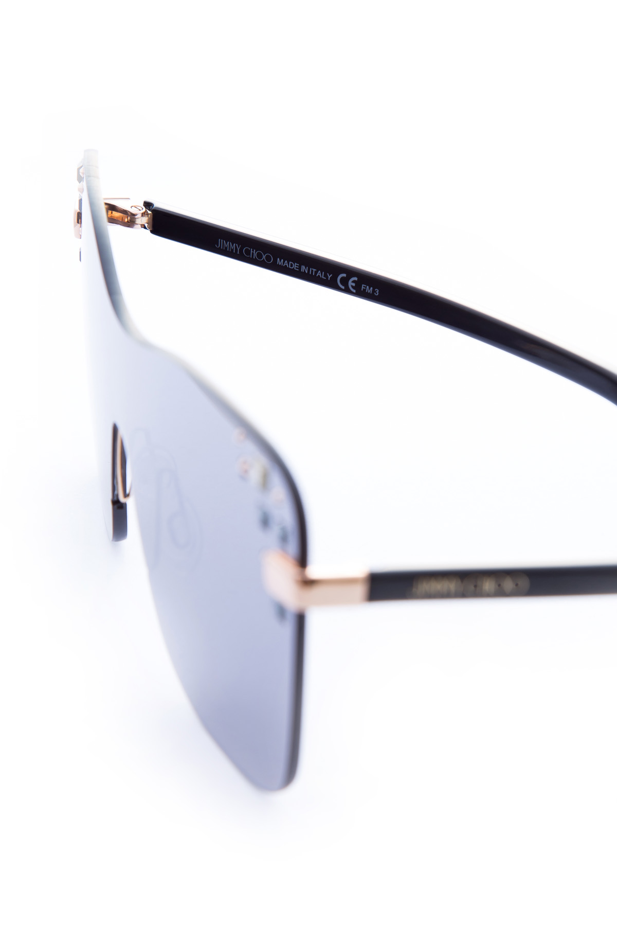 очки JIMMY CHOO  (sunglasses), цвет серебристый, размер 36 - фото 5
