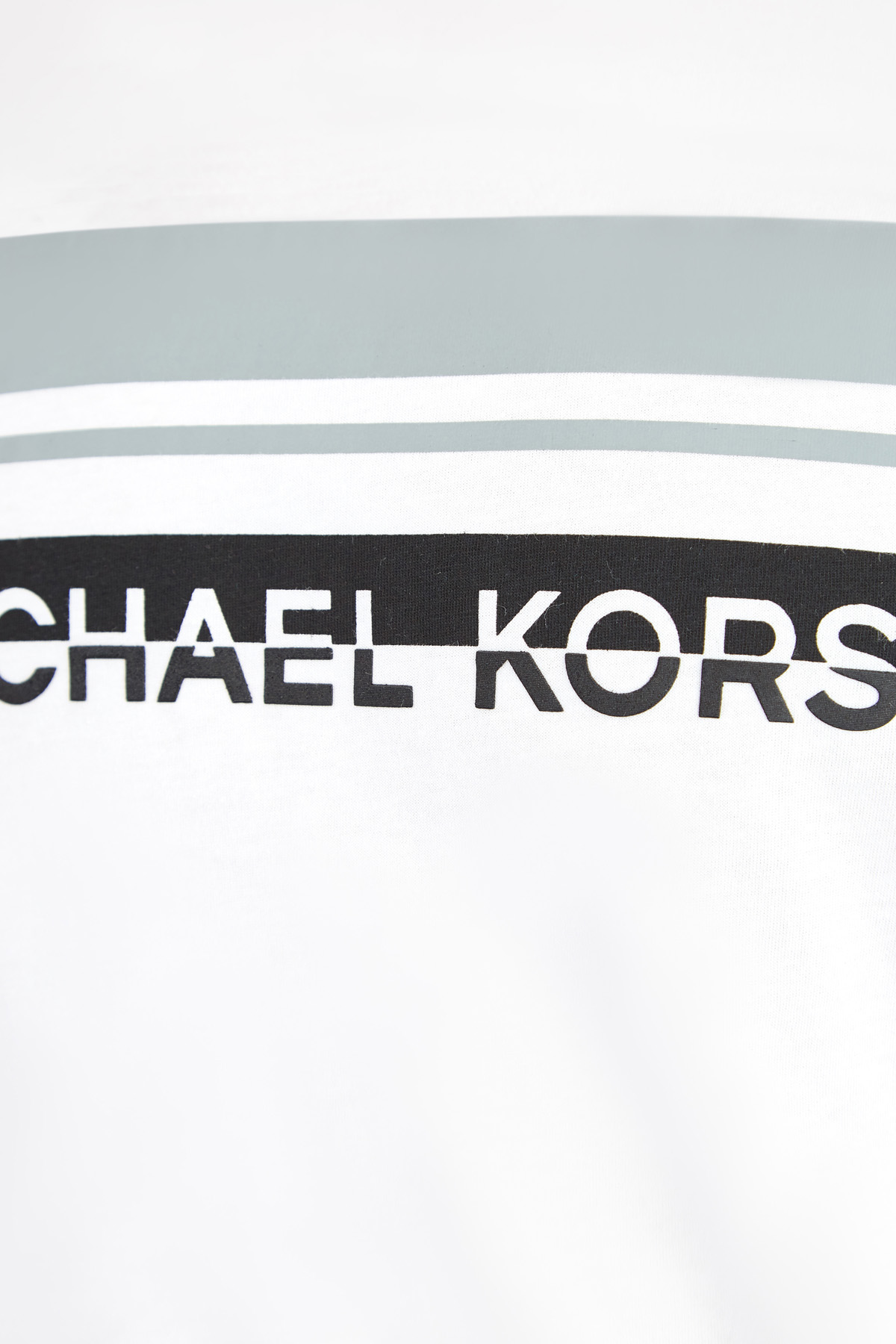 Футболка-colorblock из хлопка с логотипом в технике аппликации MICHAEL KORS, размер XL - фото 5