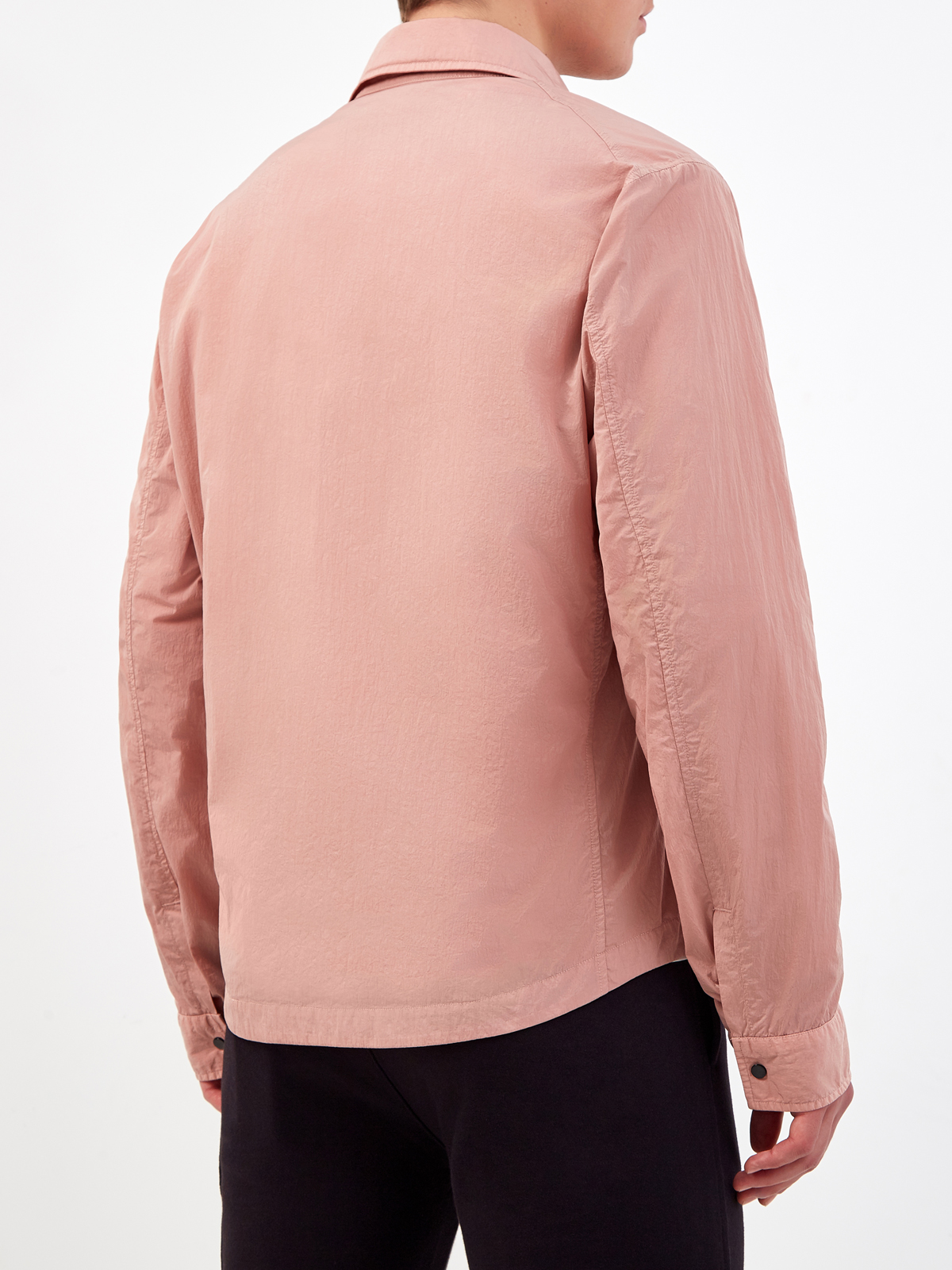 Куртка из быстросохнущего нейлона Chrome-R с линзой C.P.COMPANY, цвет розовый, размер M;L;XL;2XL - фото 4