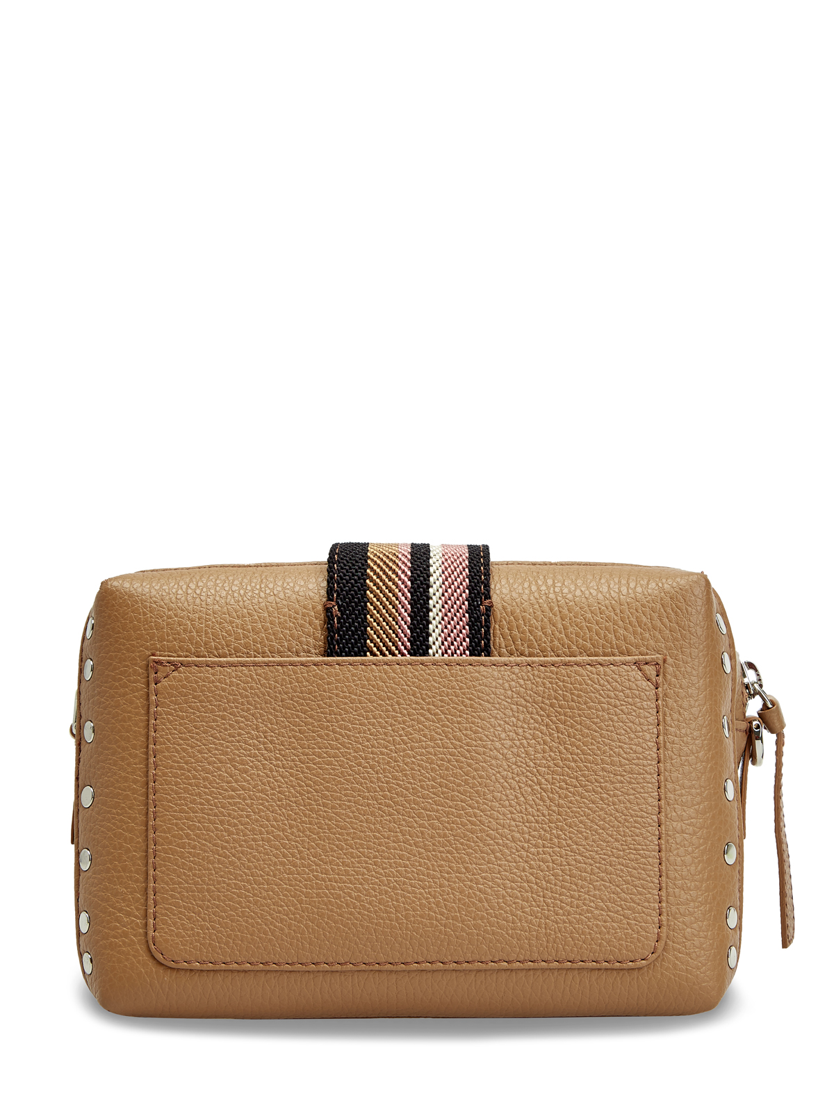 Кожаная сумка Oda с регулируемым ремнем и заклепками ZANELLATO, цвет коричневый, размер 38;44 - фото 5