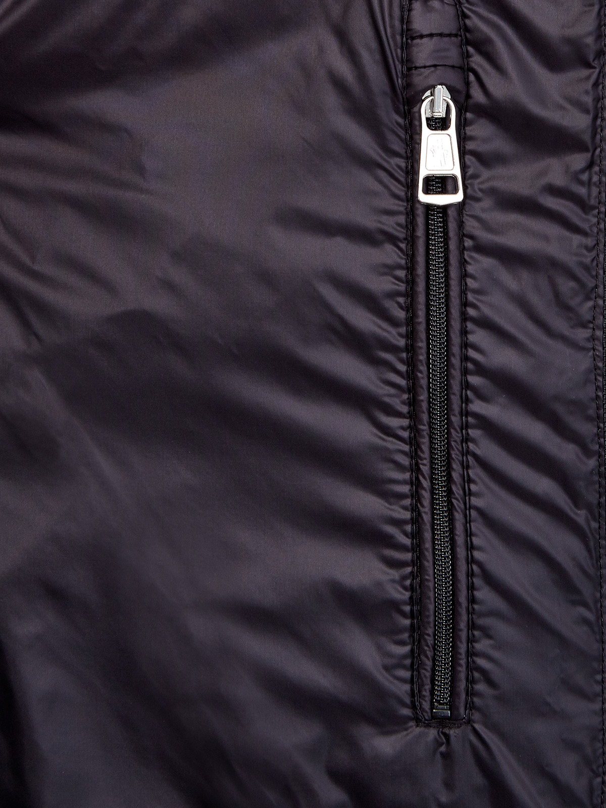 Утепленный жилет из нейлона Longue Saison с макро-логотипом MONCLER, цвет черный, размер L;2XL;XL - фото 7