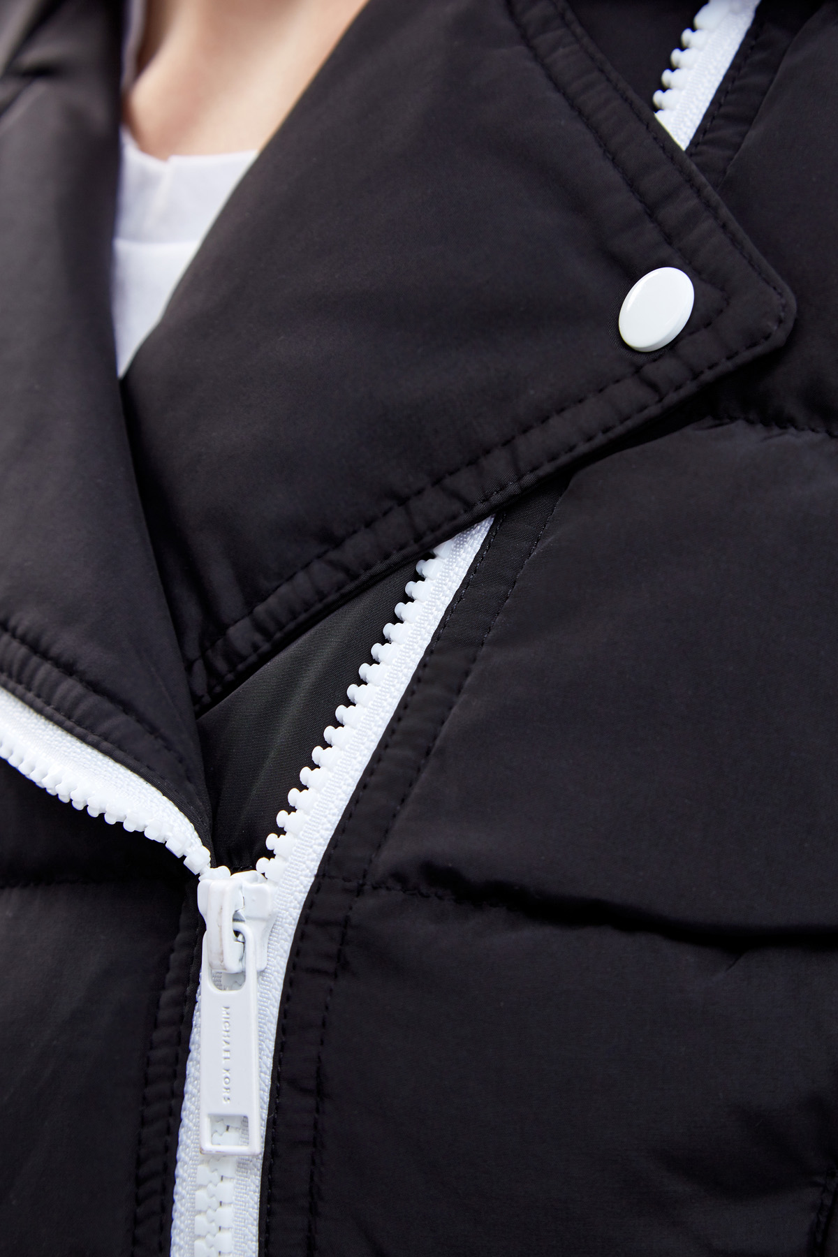 Куртка в байкерском стиле с контрастными молниями MICHAEL Michael Kors, цвет черный, размер S;M;L;XL;XS - фото 5