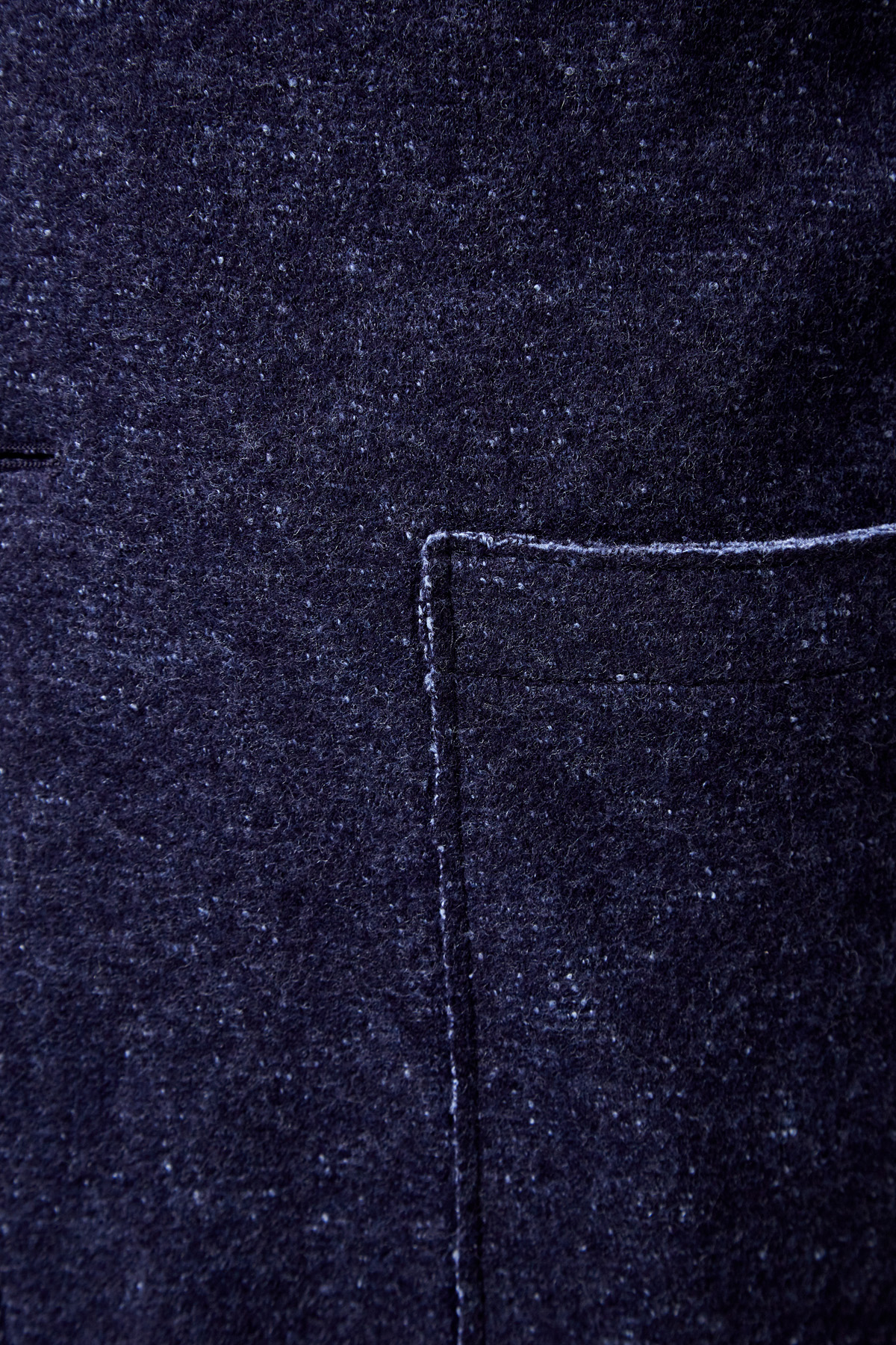 Блейзер из двухслойного шерстяного драпа CANALI, цвет синий, размер 46;48;52 - фото 5