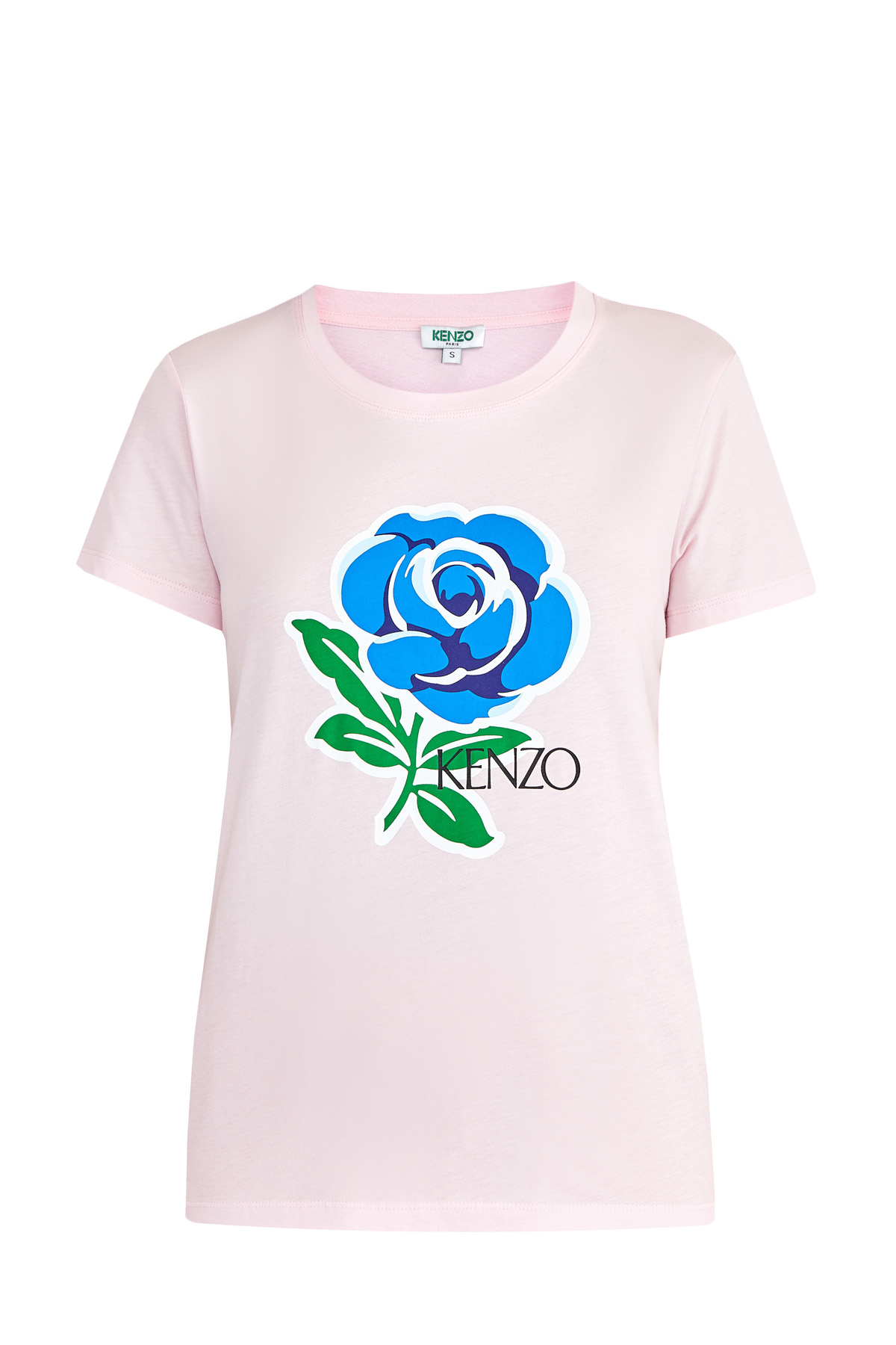 

Футболка с макро-аппликацией «Roses» из хлопкового джерси