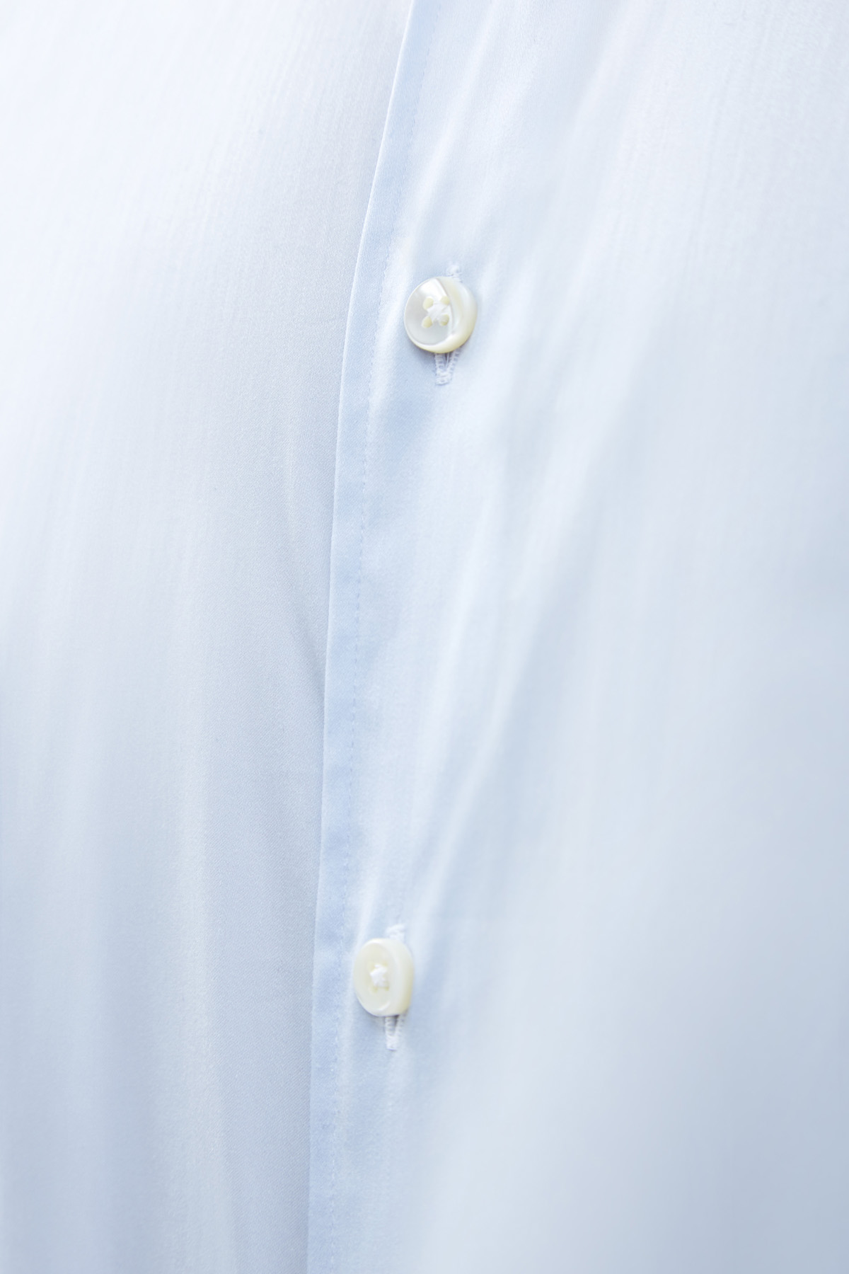 Приталенная рубашка Slim Fit из эластичного хлопка CANALI, цвет голубой, размер 50;48 - фото 5