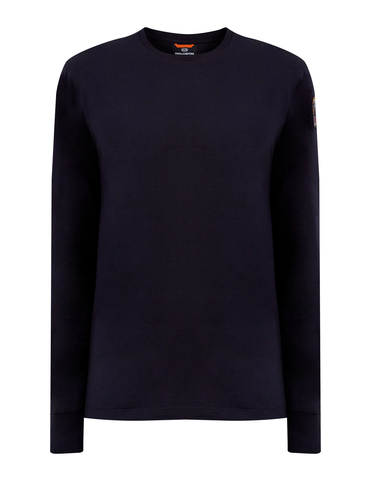 

Лонгслив из хлопкового джерси с нашивкой PJS на рукаве, Черный, Лонгслив из хлопкового джерси с нашивкой PJS на рукаве