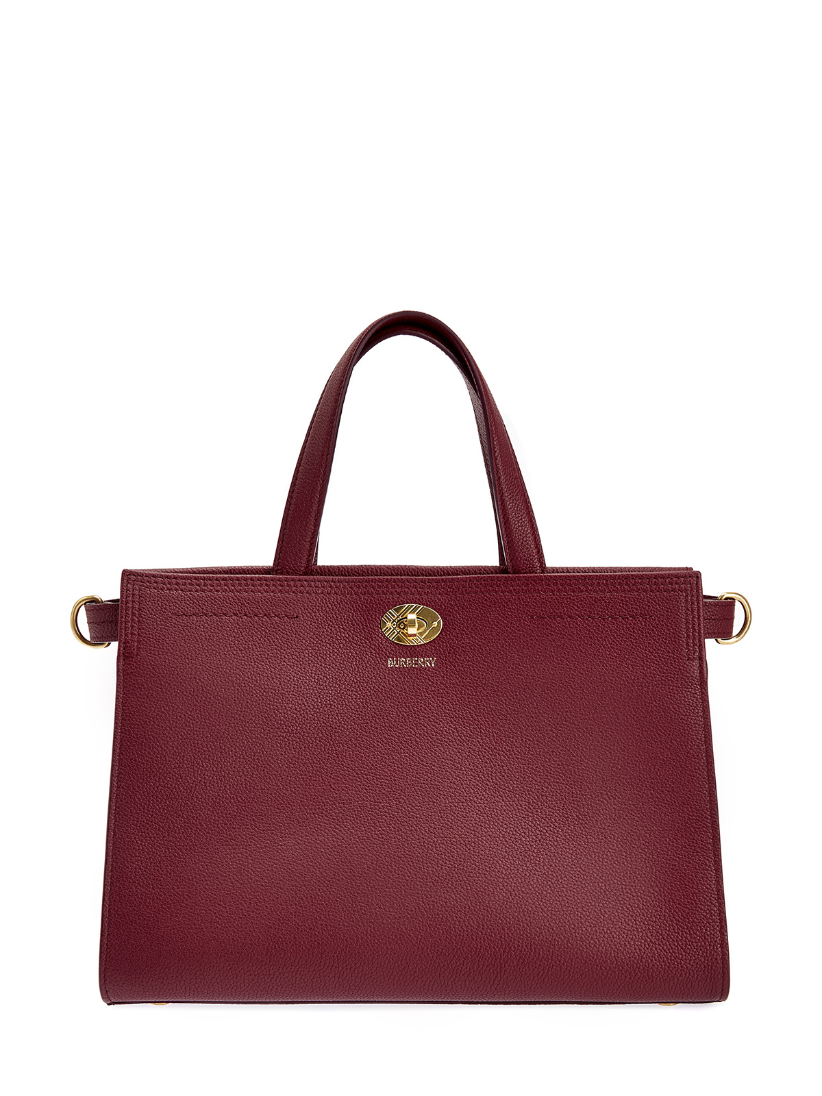 

Кожаный тоут Cotswolds с подкладкой Burberry Check, Бордовый, Кожаный тоут Cotswolds с подкладкой Burberry Check