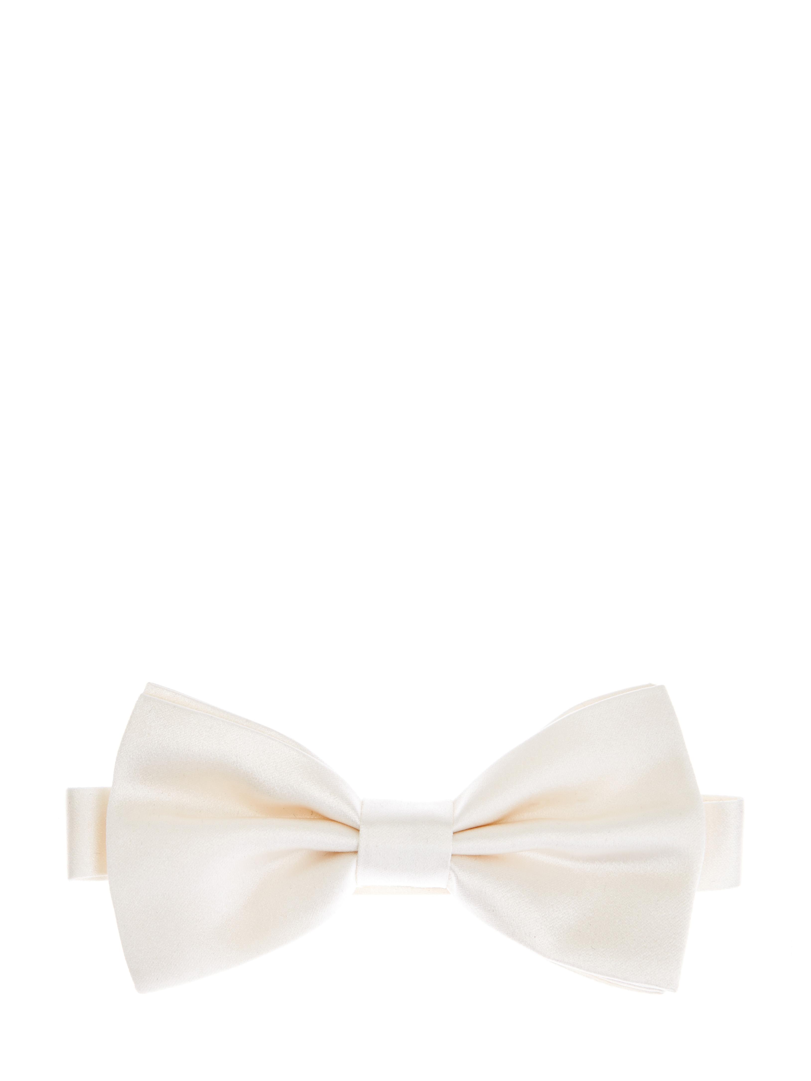 Классический галстук-бабочка из глянцевого шелка CANALI, цвет белый, размер 42;44;46;48;40