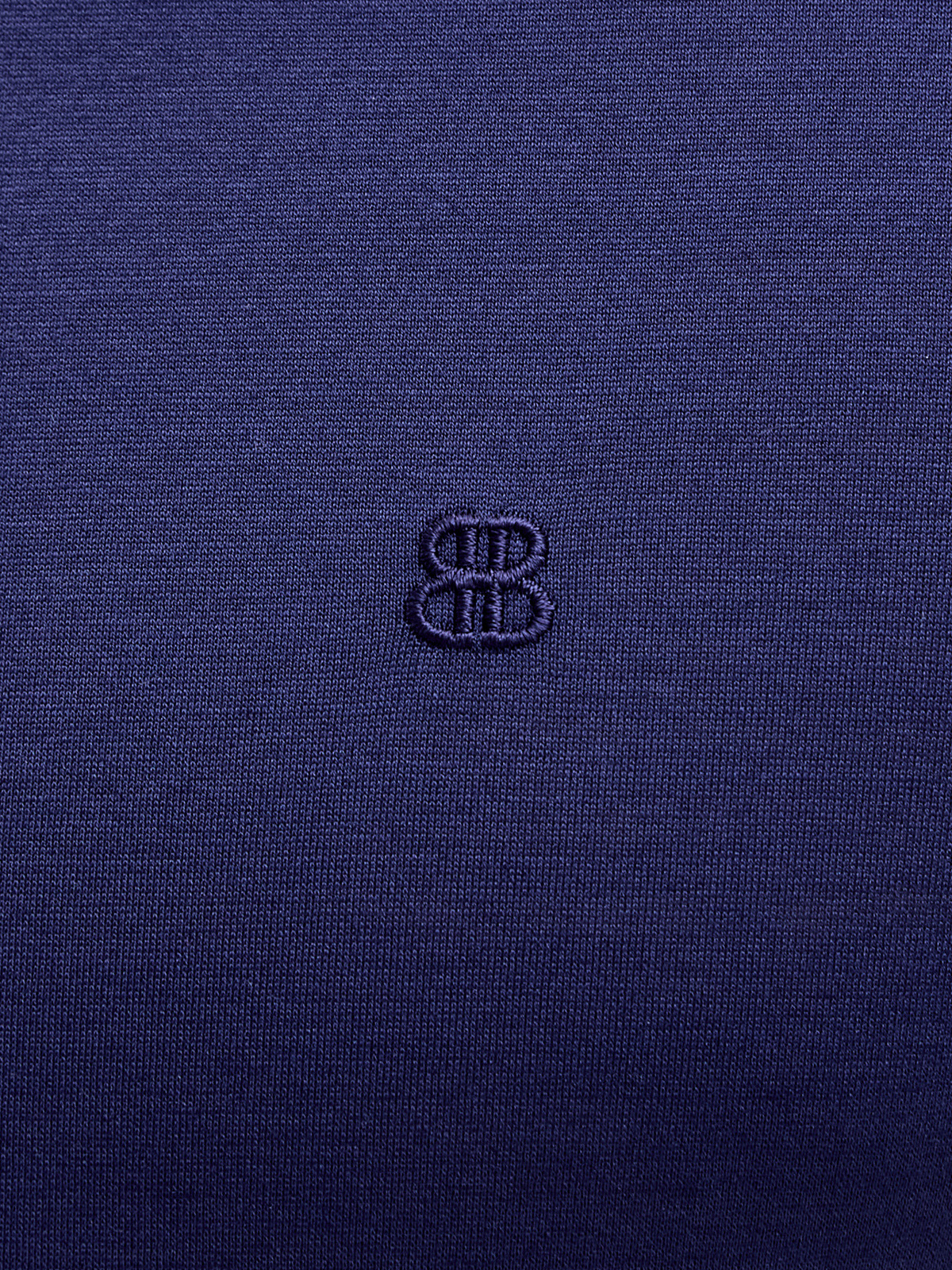 Футболка из гладкого хлопка джерси с вышитым логотипом BERTOLO, цвет синий, размер 50;52;54;56;58;60;62;64 - фото 5