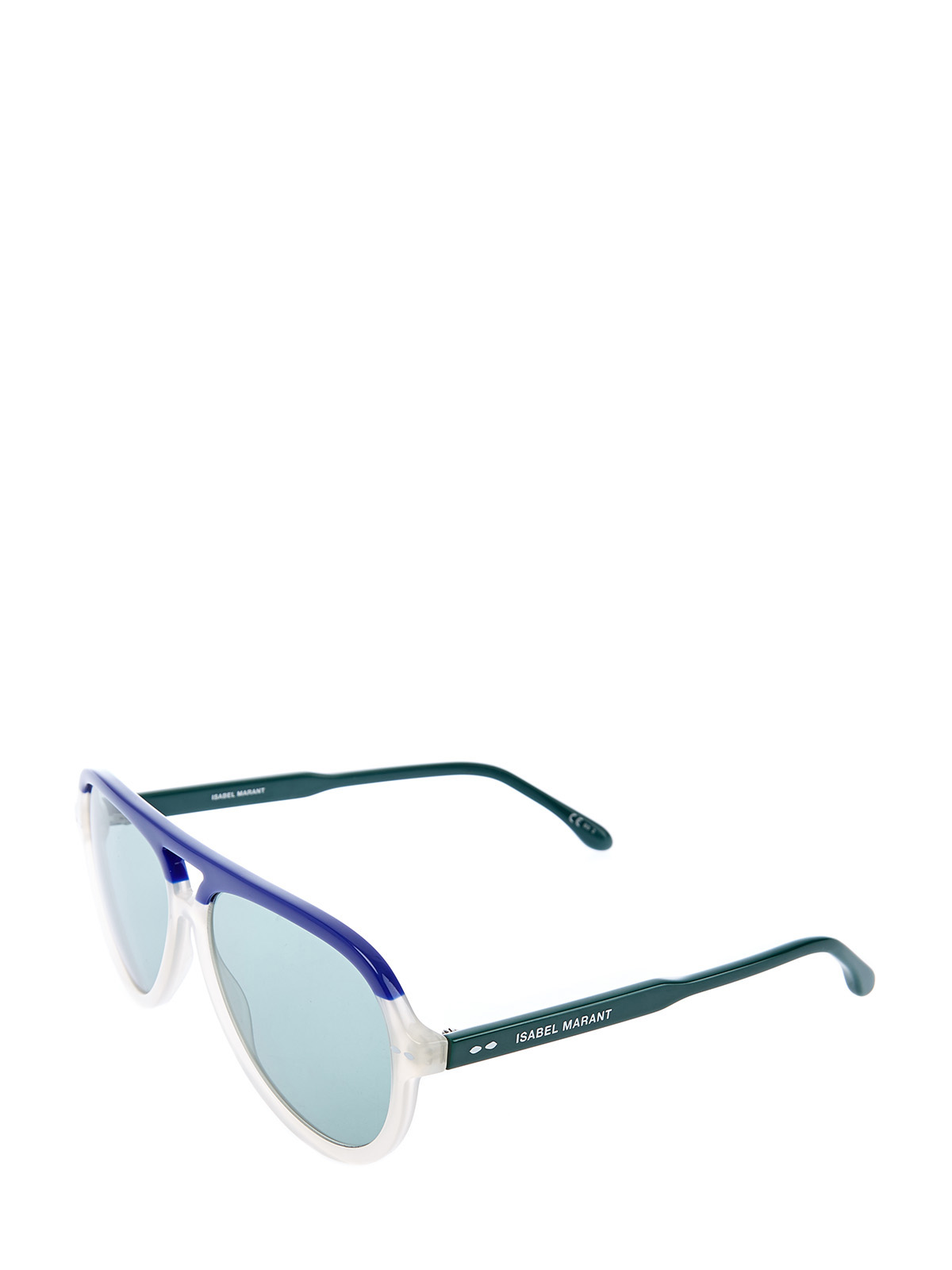 Очки-авиаторы из легкого ацетата в стиле colorblock Isabel Marant(sunglasses), цвет мульти - фото 2