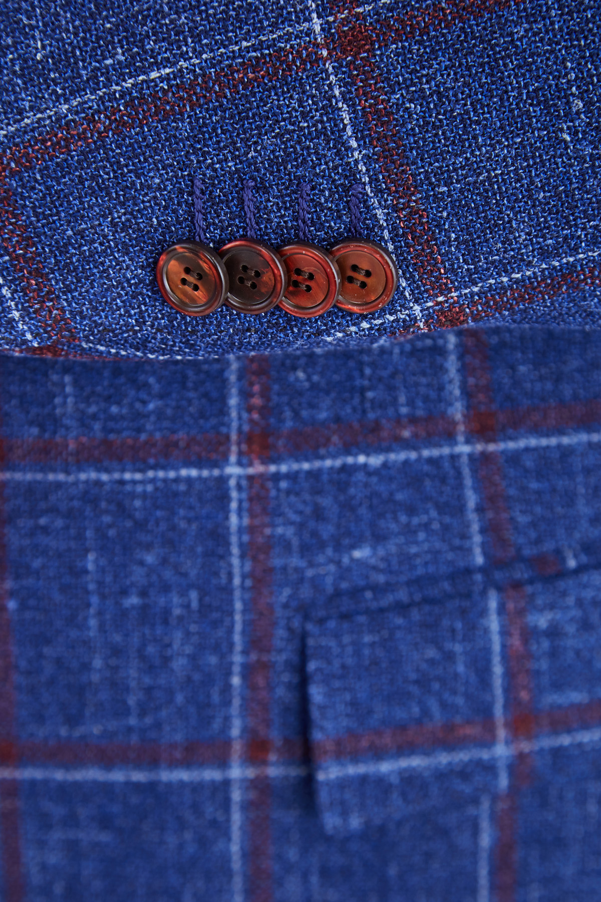 пиджак CESARE ATTOLINI, цвет синий, размер 54 - фото 6
