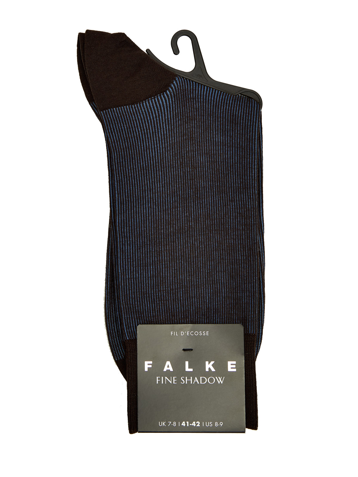 

Носки Fine Shadow из эластичного хлопка в полоску, Черный, Носки Fine Shadow из эластичного хлопка в полоску