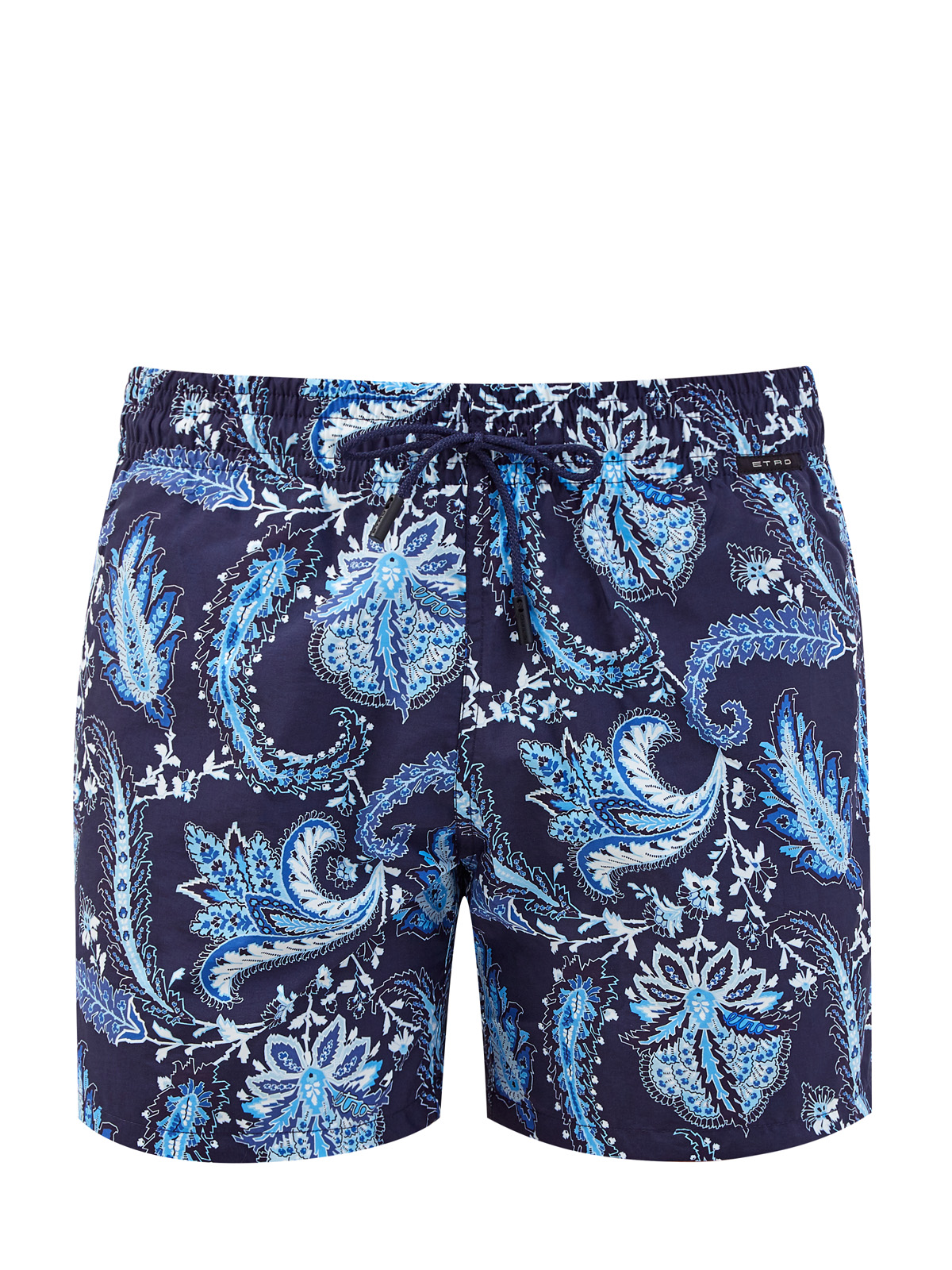 Плавательные шорты из быстросохнущей ткани с принтом ETRO синего цвета