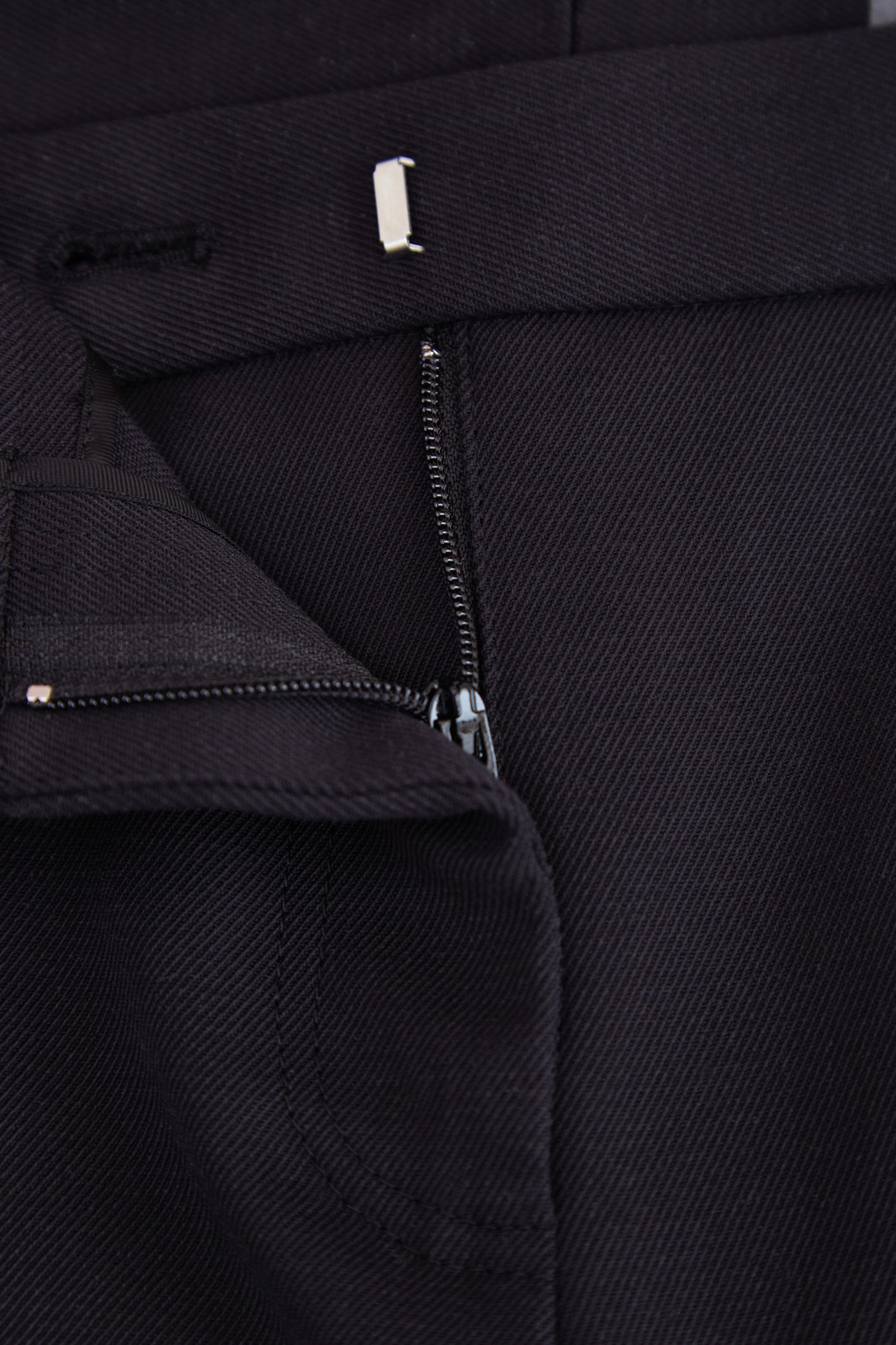 Укороченные брюки с молниями и заклепками ALEXANDER MCQUEEN, цвет черный, размер 38;42 - фото 5