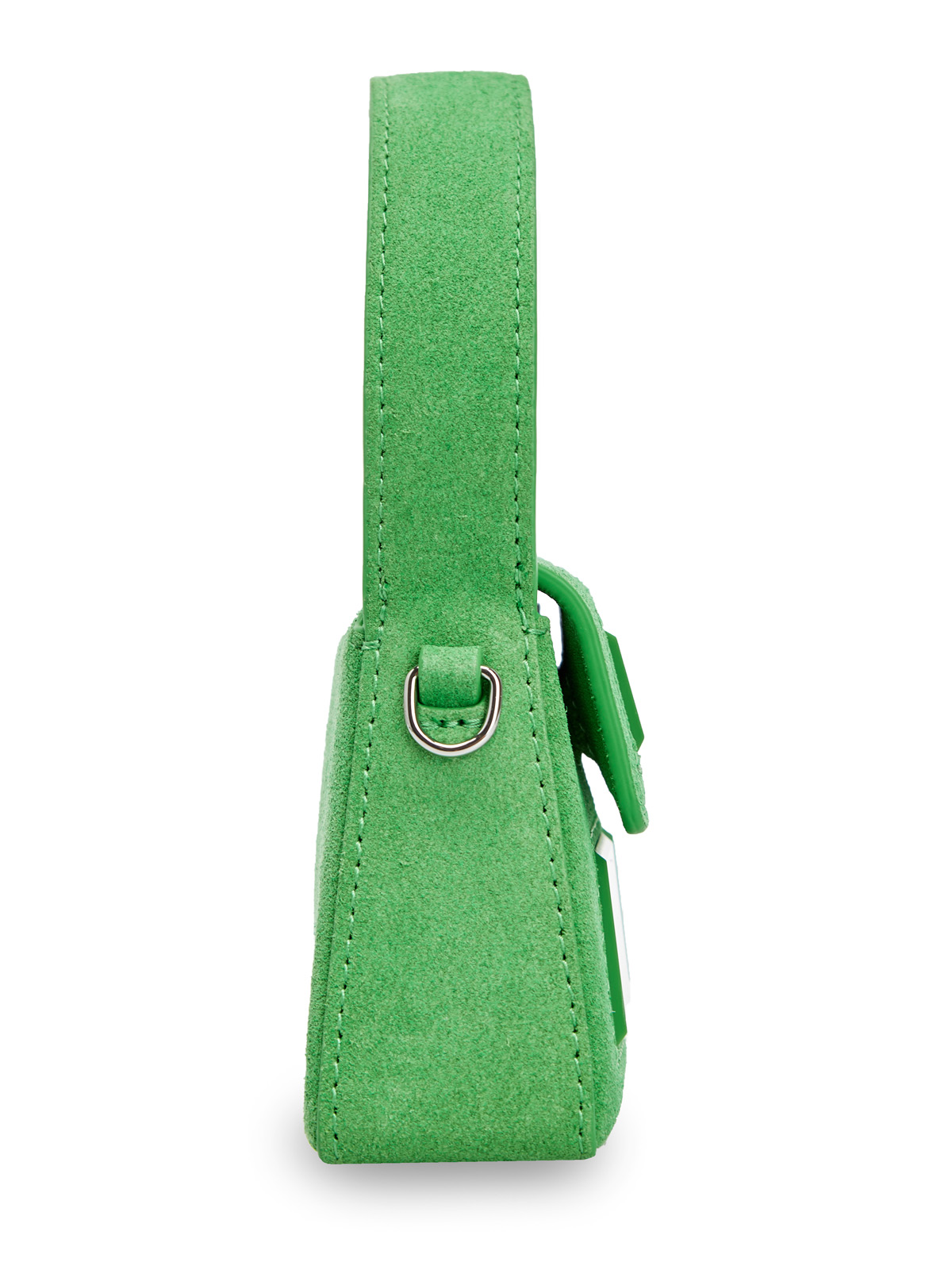 Миниатюрная сумка K/Essential Nano Bag из замши KARL LAGERFELD, цвет зеленый, размер 50;52;54;56;58;48 Миниатюрная сумка K/Essential Nano Bag из замши - фото 3