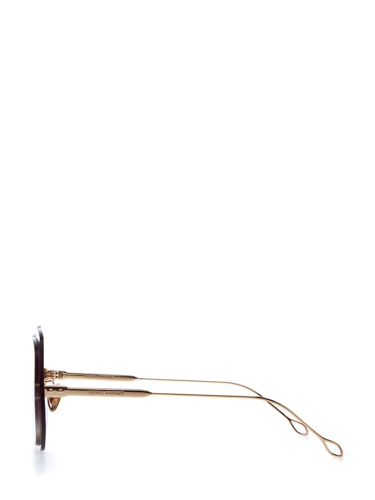 Очки-oversize в графической двухслойной оправе Isabel Marant(sunglasses), цвет бежевый - фото 3