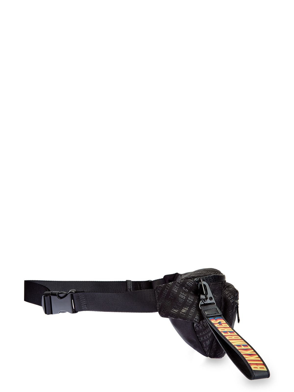Поясная сумка с принтом All Over и макро-пуллером BIKKEMBERGS, цвет черный, размер 54;56;58;48 - фото 4
