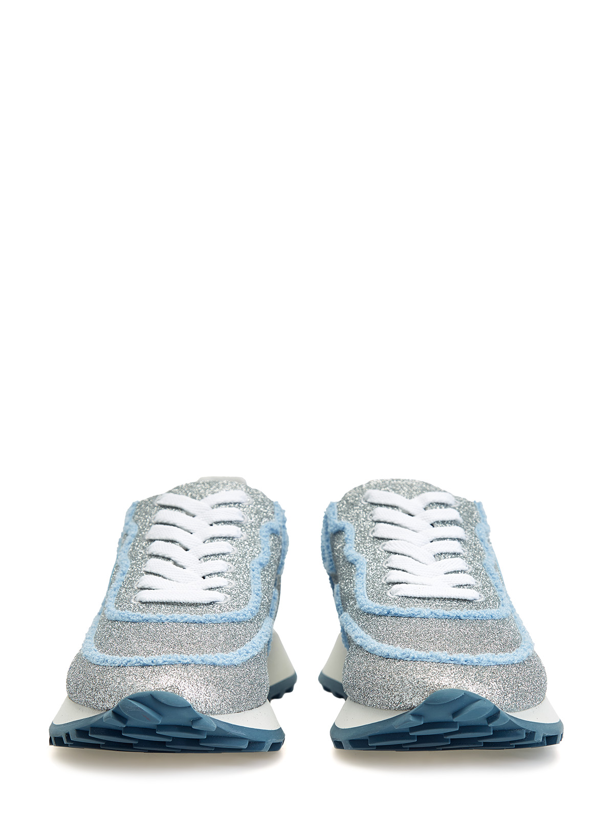 Кожаные кроссовки Rush One с блестящим напылением GHOUD, цвет серый, размер 36;37;38;39;40;41 - фото 5