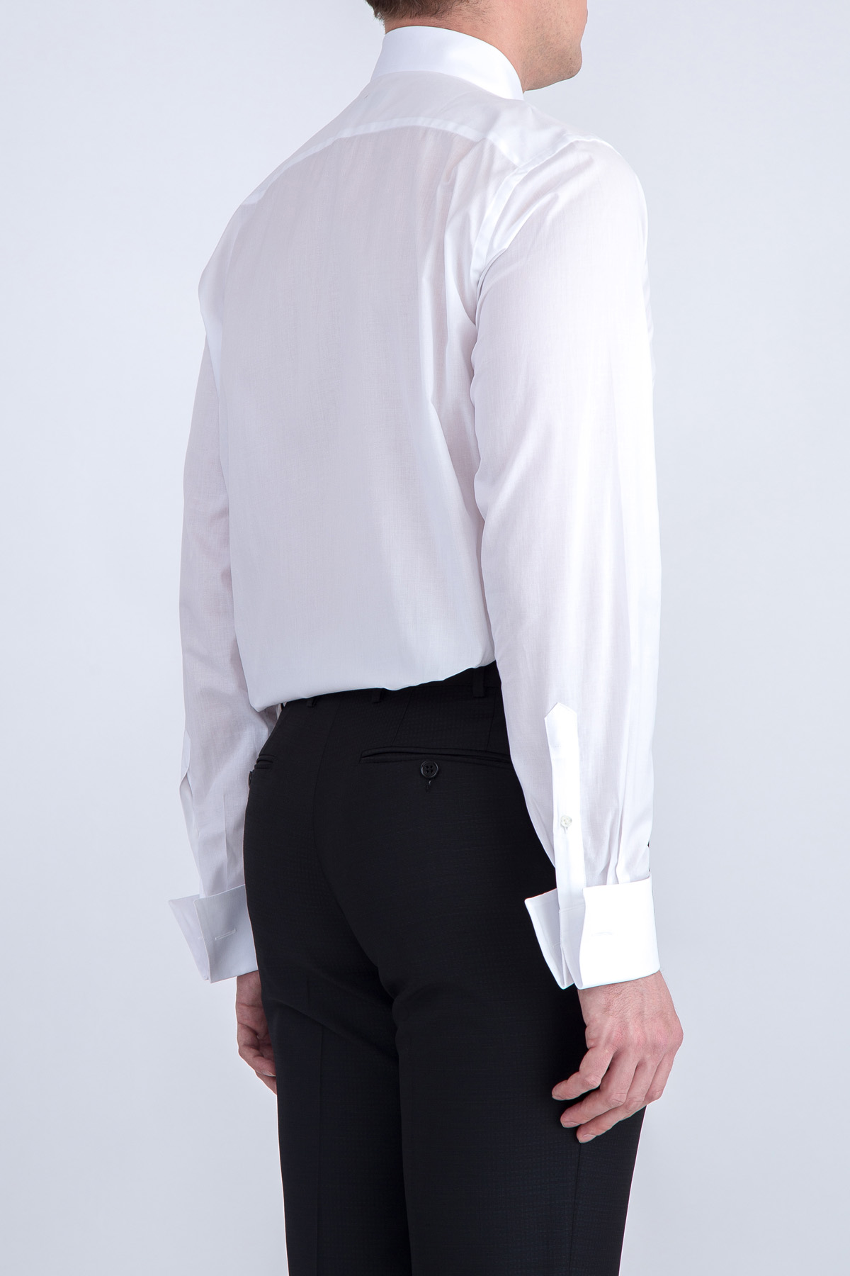 Классическая белая рубашка под смокинг CANALI, цвет белый, размер 58 - фото 4