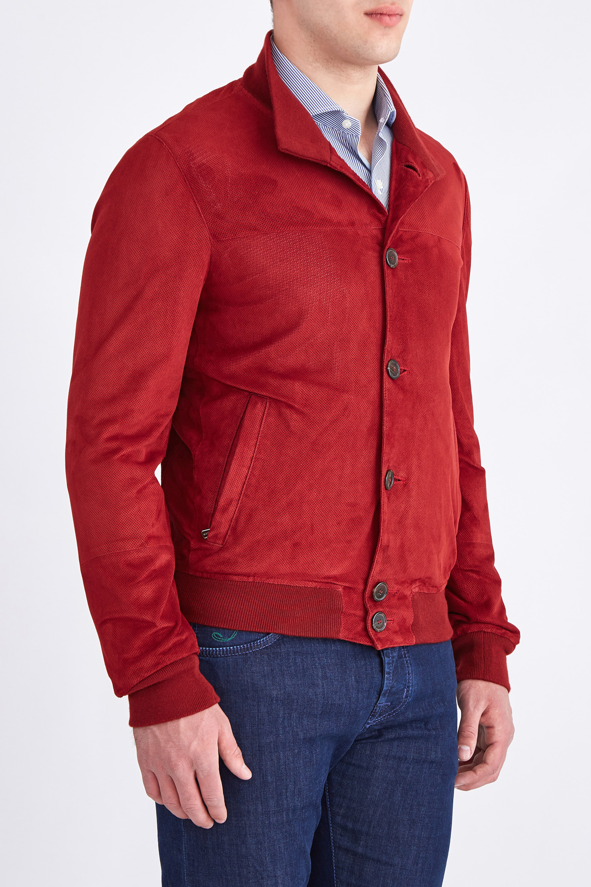 куртка ENRICO MANDELLI, цвет красный, размер 52 - фото 3