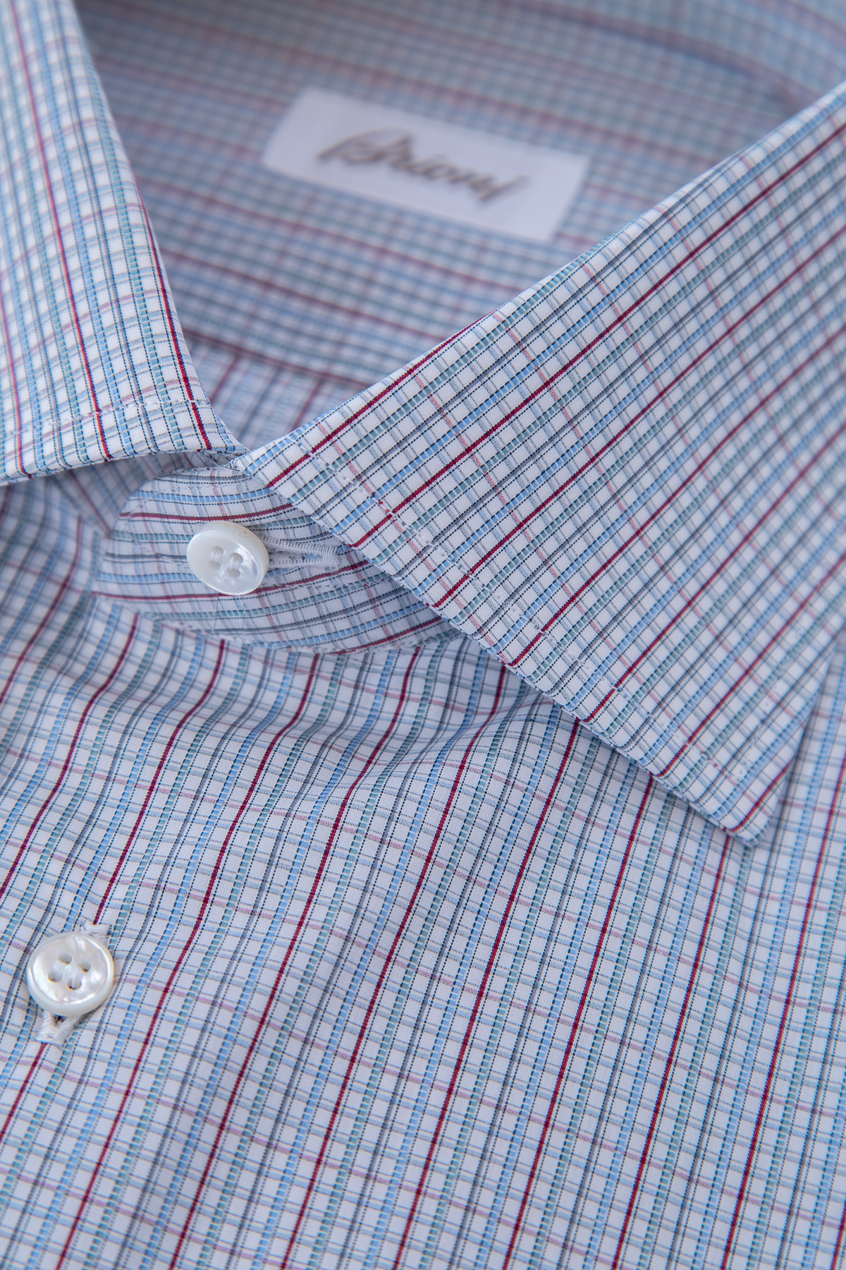 Рубашка из легкого хлопка с геометрическим узором