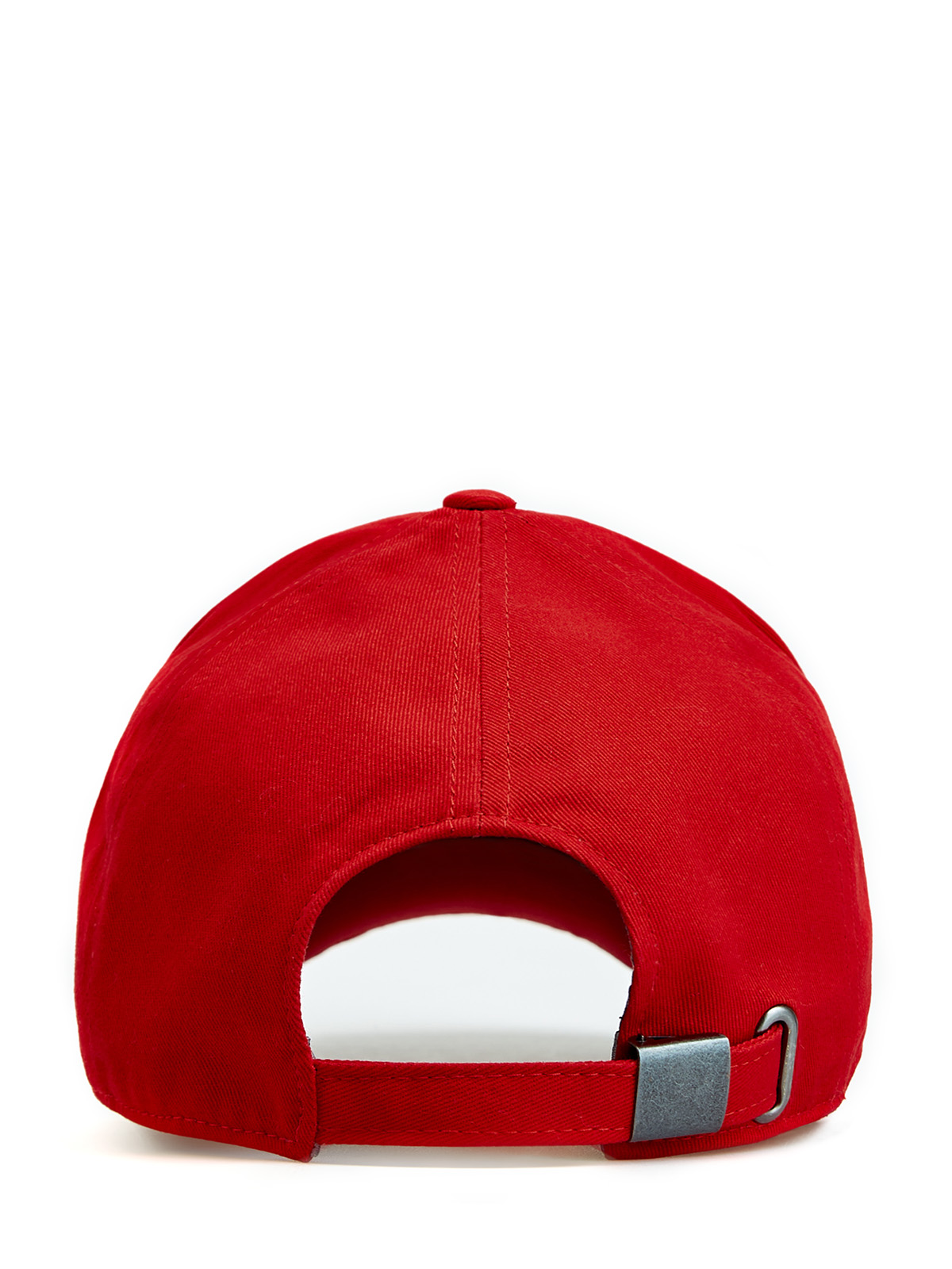 Бейсболка из хлопкового габардина с контрастной вышивкой CUDGI, цвет красный, размер 58;59;60 - фото 3