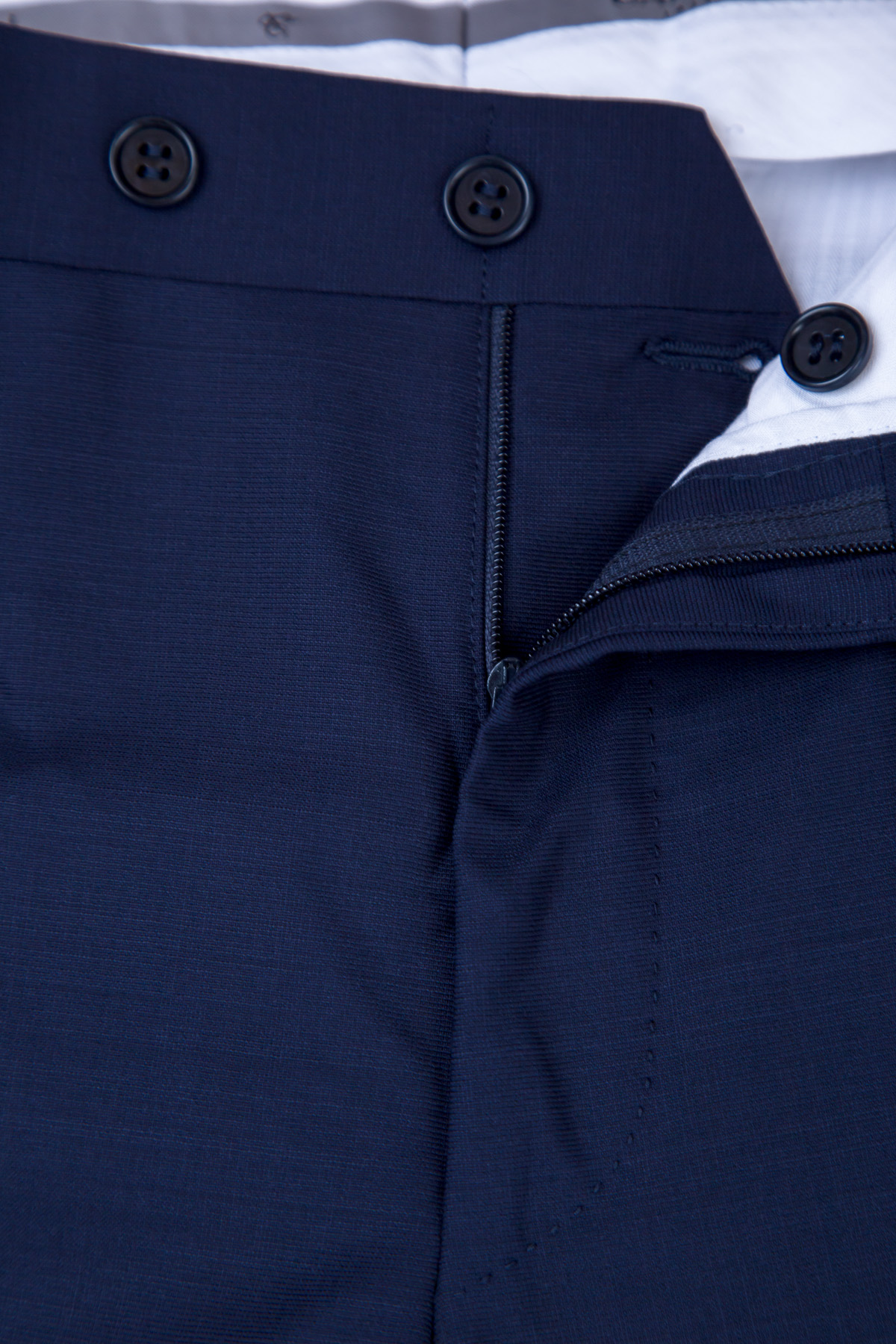 Классический костюм из шерстяной ткани Impeccabile CANALI, цвет синий, размер 52 - фото 8