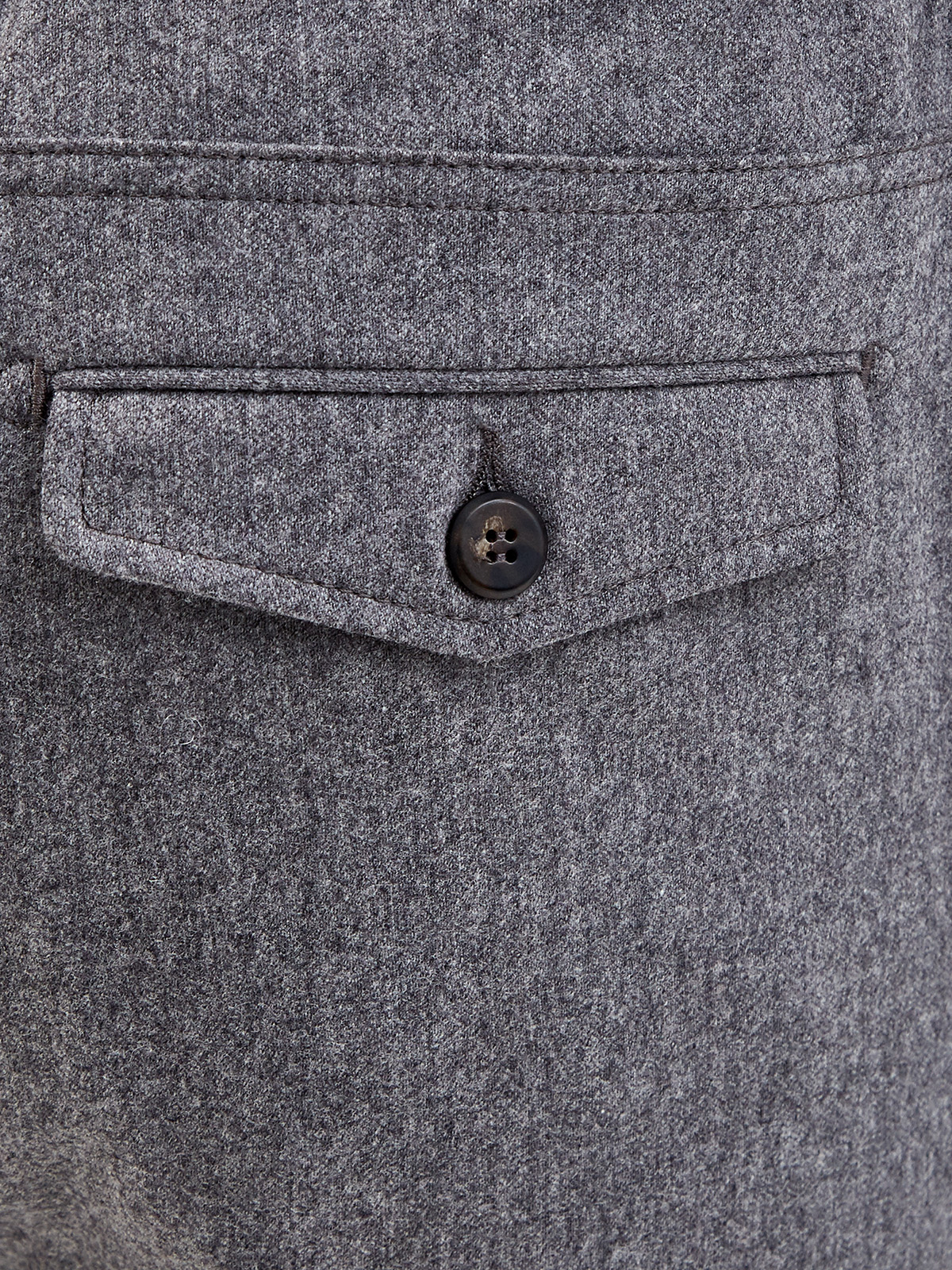 Базовые брюки из меланжевой шерсти и кашемира ELEVENTY, цвет серый, размер 46;50;58 - фото 6