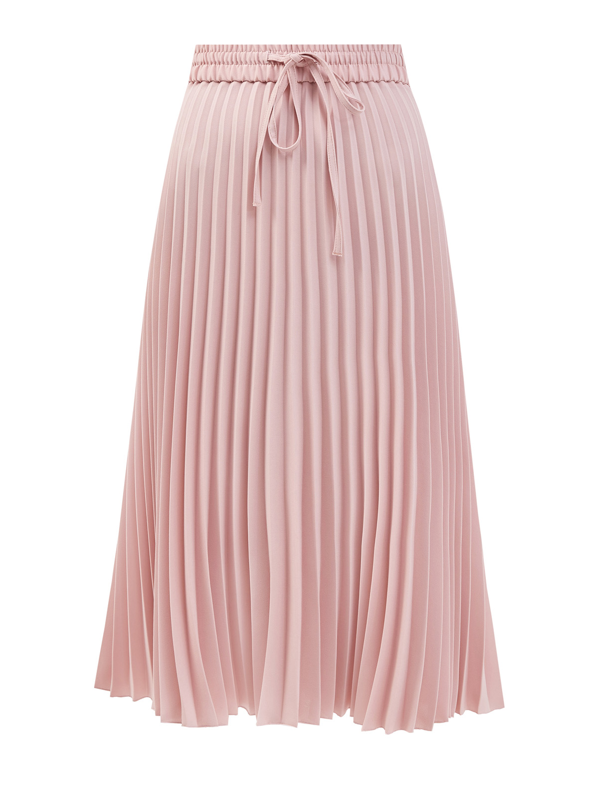 Свободная юбка-плиссе из струящегося крепа REDVALENTINO, цвет розовый, размер M;L;S - фото 1