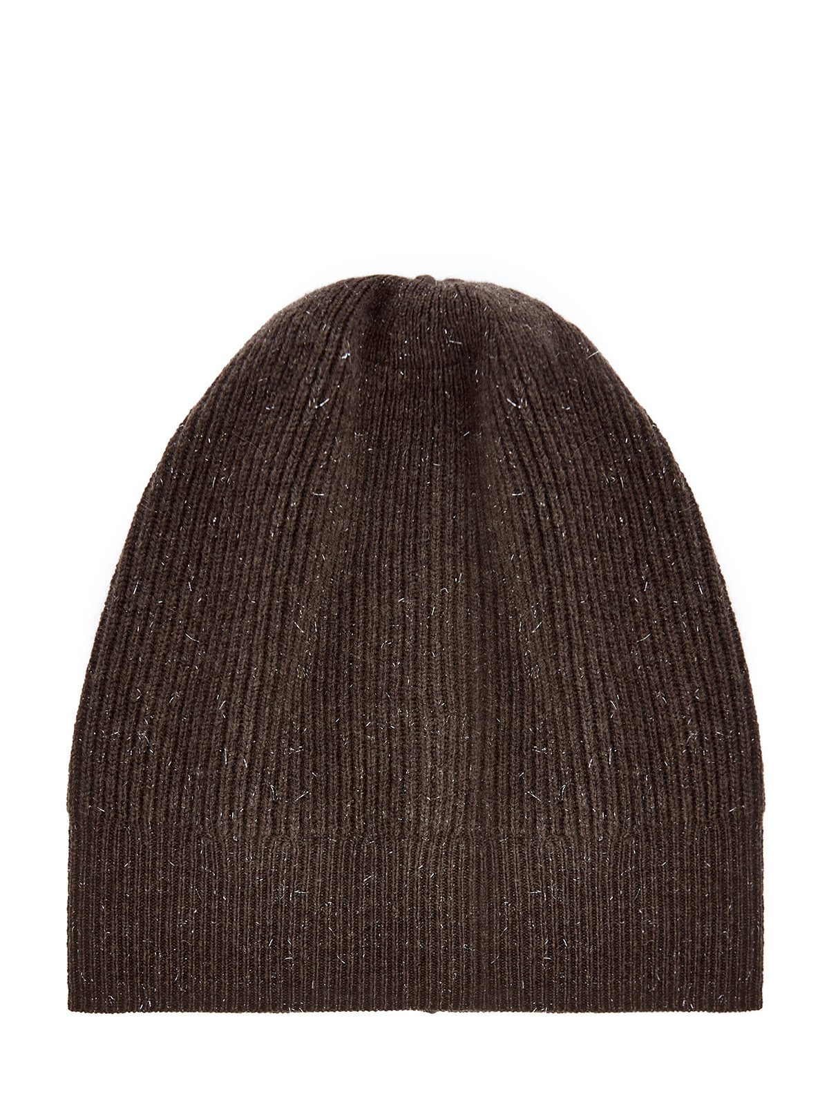 Шапка из шерсти шелка и кашемира с нитью ламе 17440₽