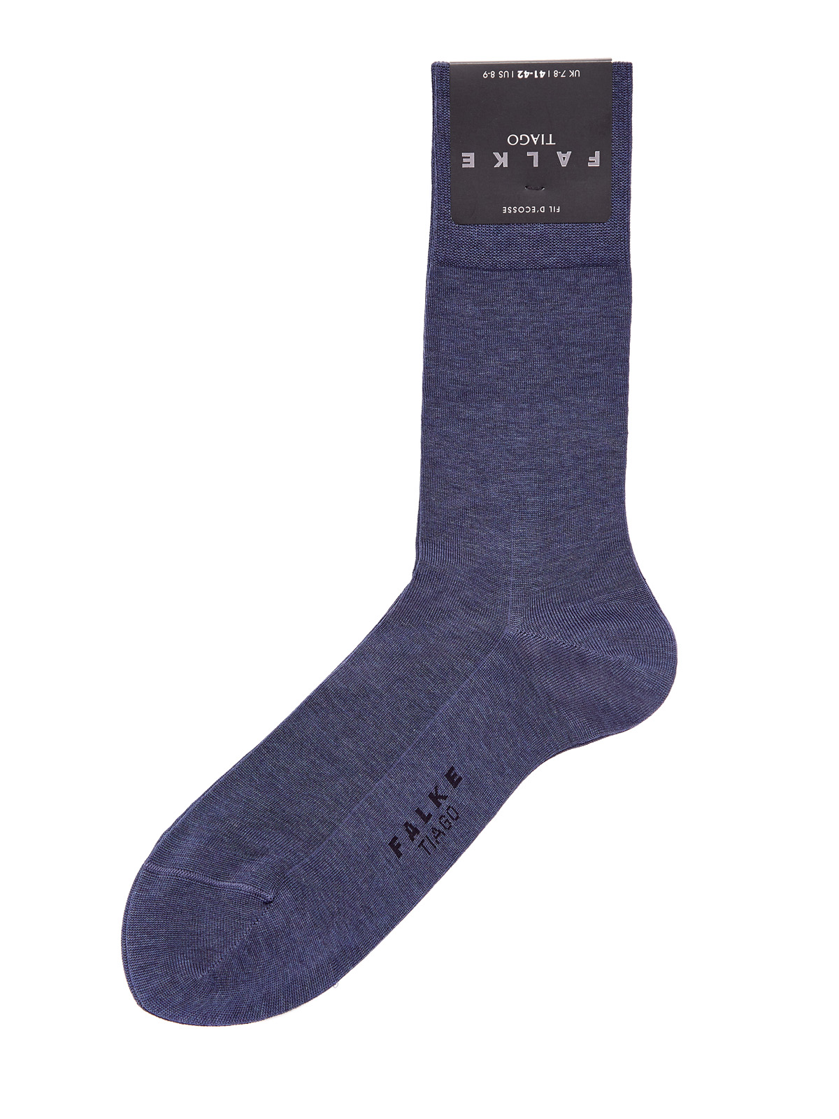 Носки Tiago из гладкого мерсеризованного хлопка FALKE, цвет синий, размер 37.5;37;38.5;39.5;38;40 - фото 2