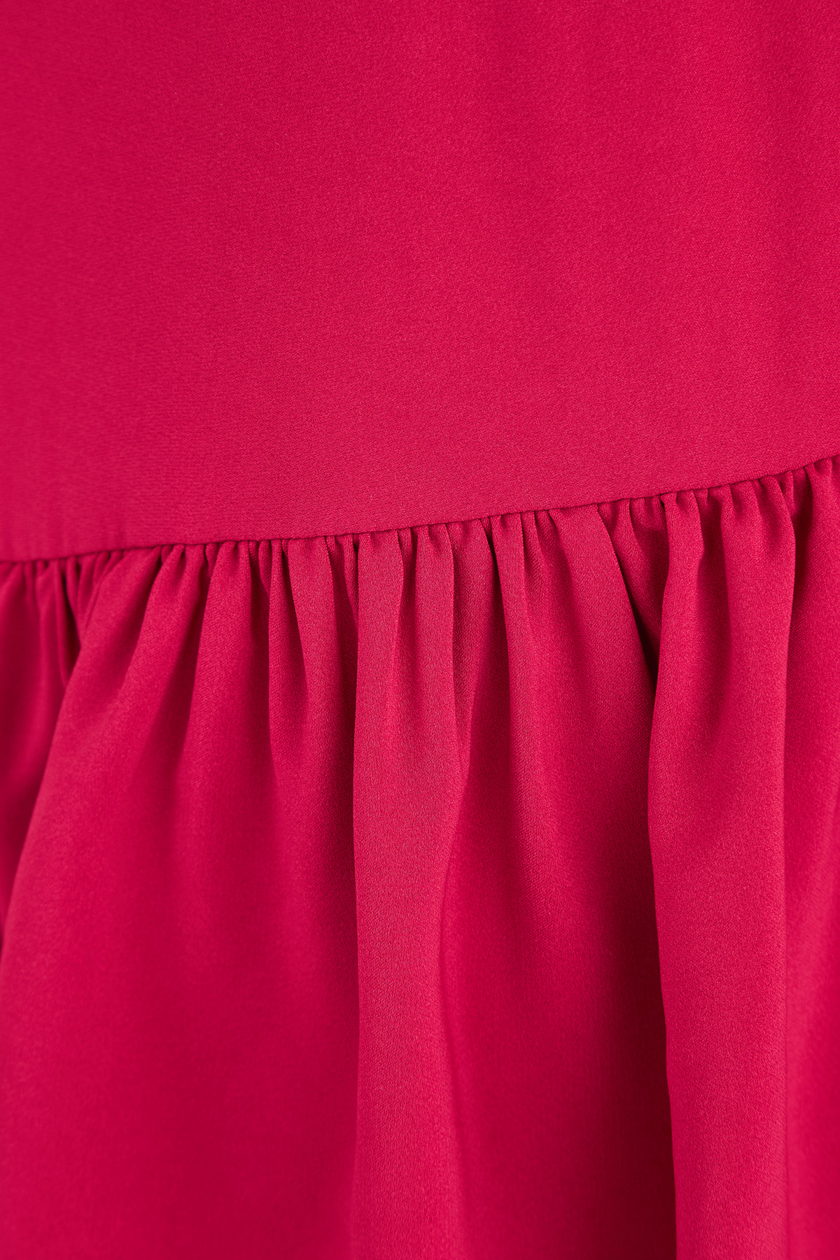 Платье оттенка фуксии с многослойным асимметричным подолом ALEXANDER MCQUEEN, цвет розовый, размер 40;42;44 - фото 5