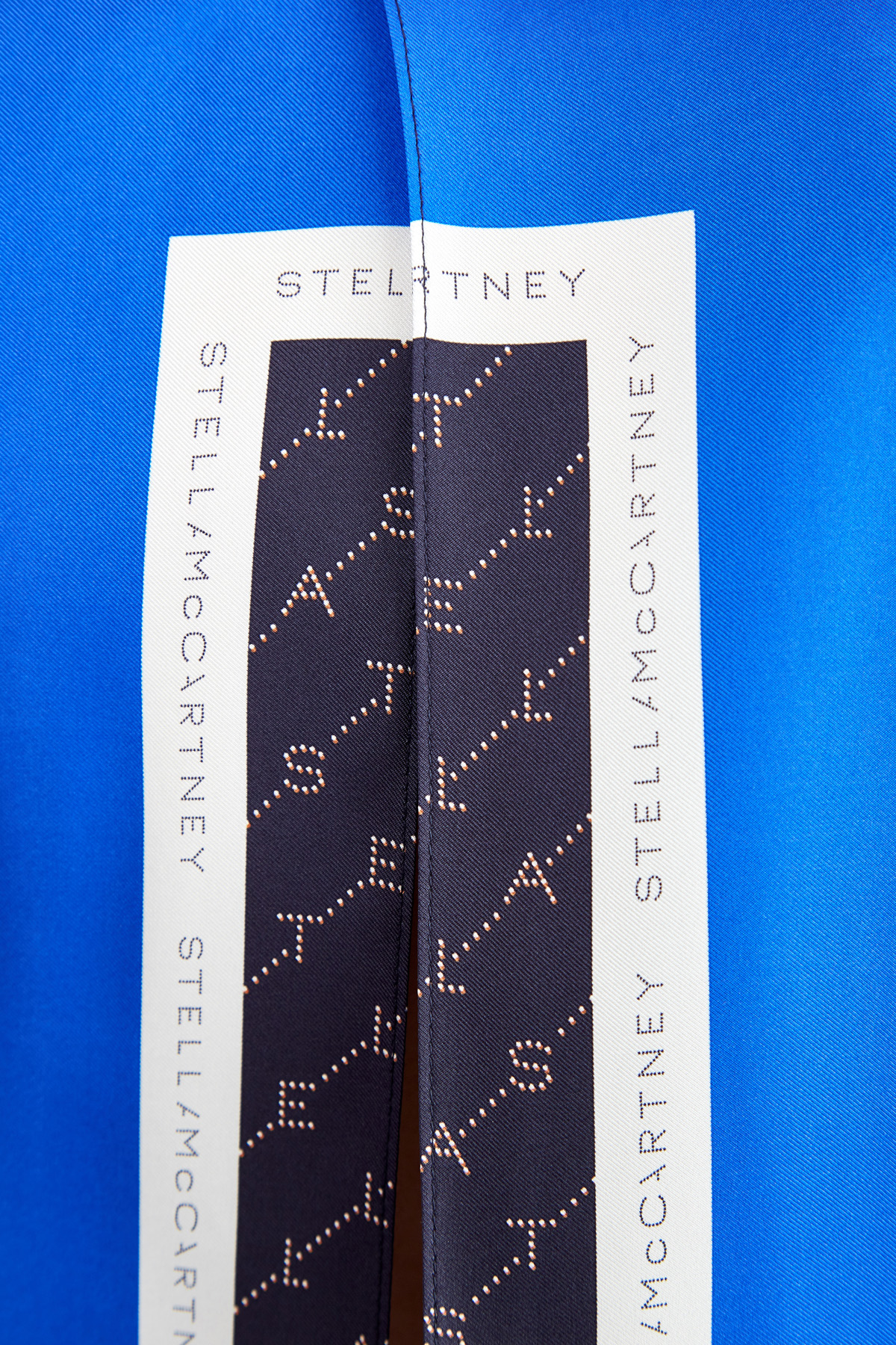 Рубашка асимметричного силуэта с удлиненным шлейфом из шелка STELLA McCARTNEY, цвет черный, размер XS - фото 5