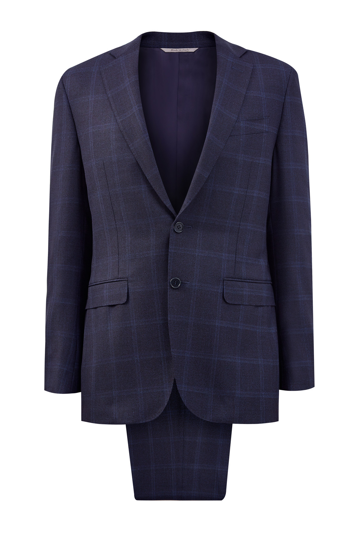 

Костюм из фактурной шерстяной ткани Impeccabile, Синий, Костюм из фактурной шерстяной ткани Impeccabile