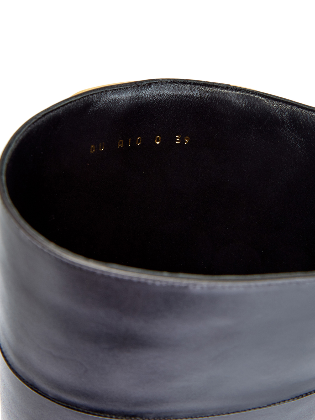 Кожаные сапоги с макро-логотипом VLOGO VALENTINO GARAVANI, цвет черный, размер 37;38;39;40;38.5 - фото 6