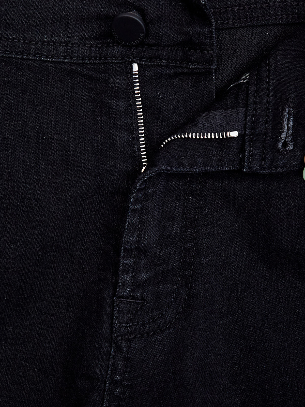 Джинсы Costantino из окрашенного вручную денима с вышивкой SCISSOR SCRIPTOR, цвет черный, размер 48;50;52;54;54;58;60 - фото 6