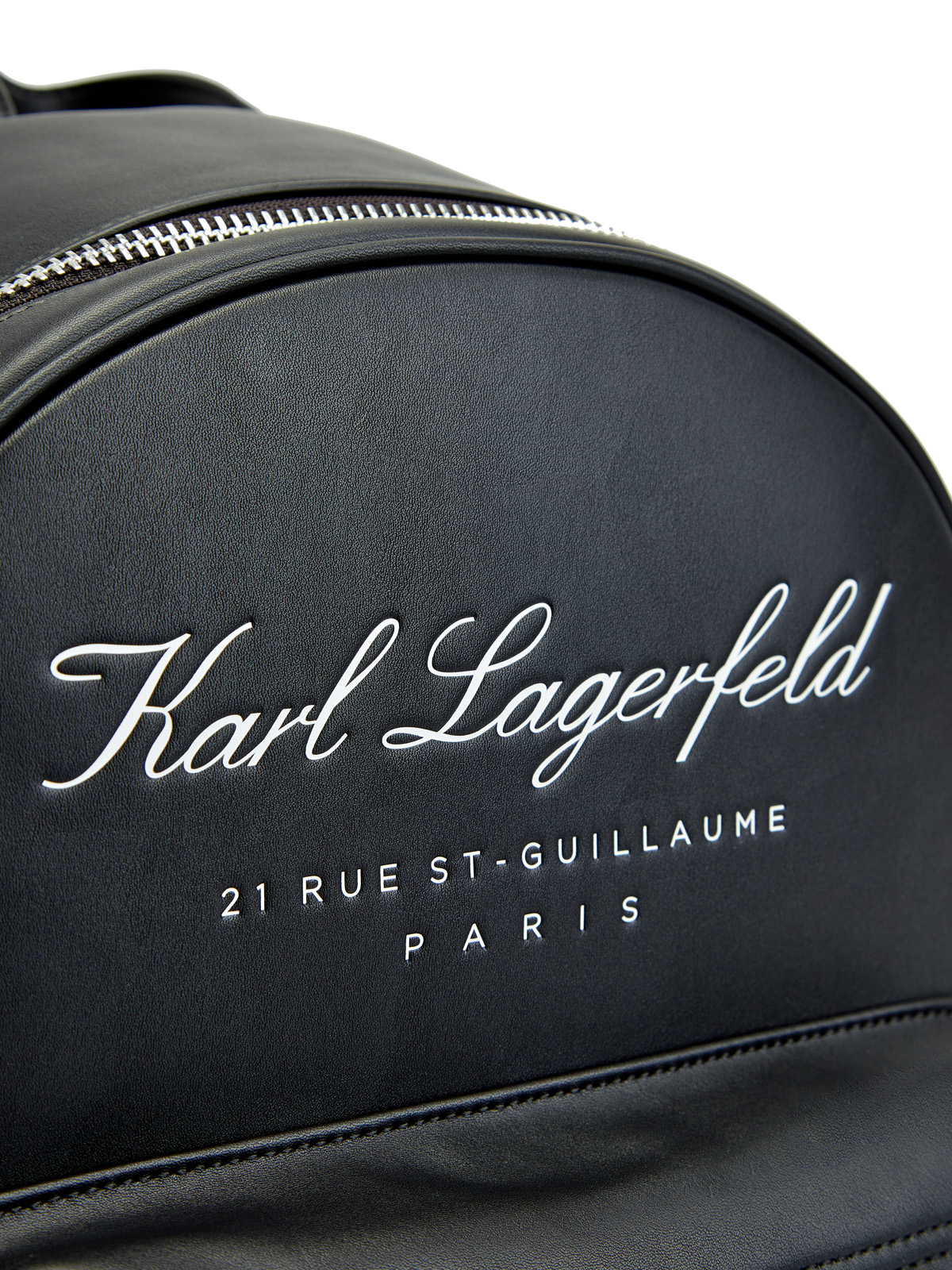Вместительный рюкзак Rue St-Guillaume из гладкой эко-кожи KARL LAGERFELD, цвет черный, размер 37;38;39;40;41;42 - фото 6